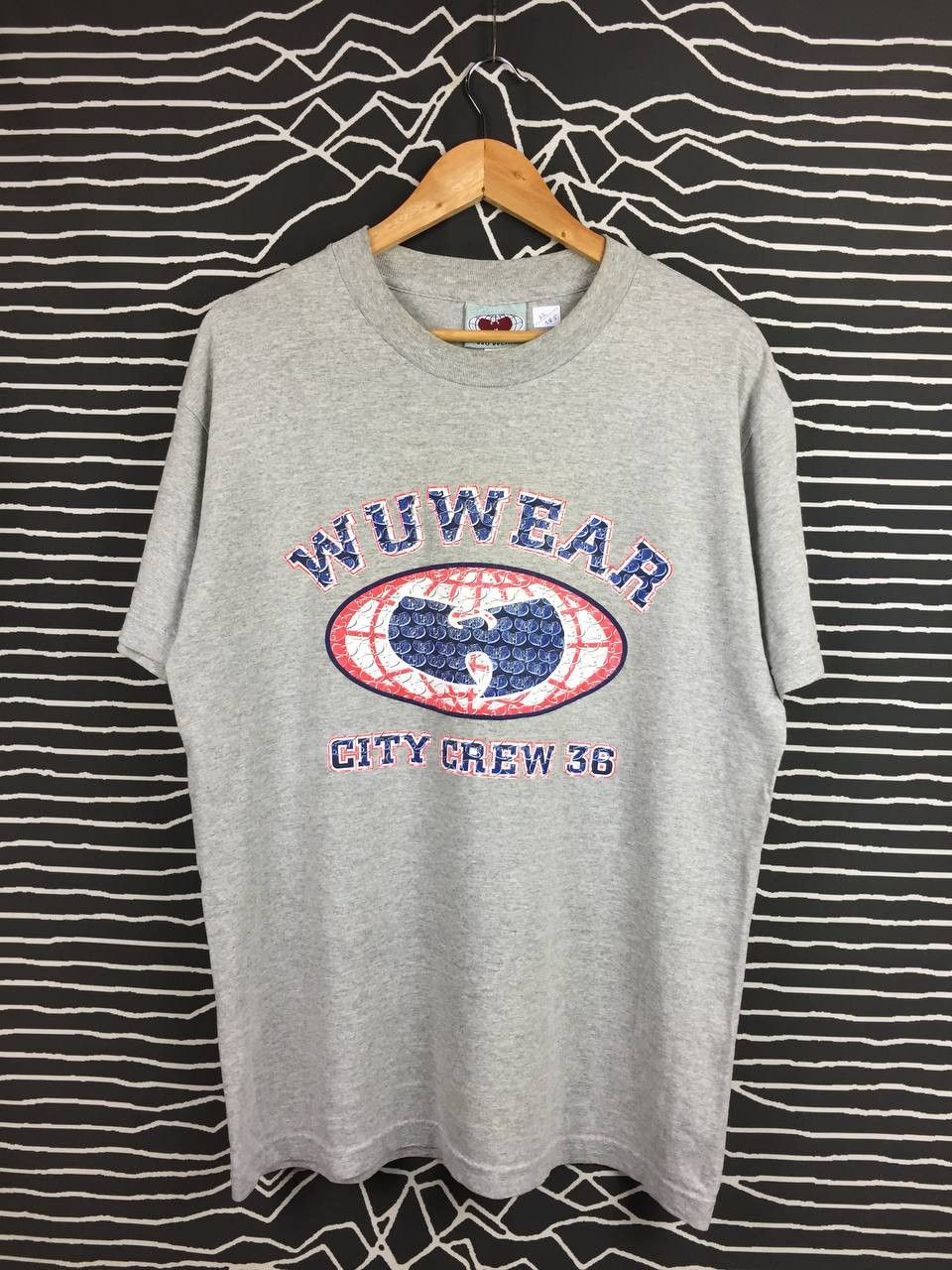 Rap Tees Vtg 90s Wu Wear Wu Tang Clan City Crew 36 Rap Tee Size US L / EU 52-54 / 3 - 9 Thumbnail