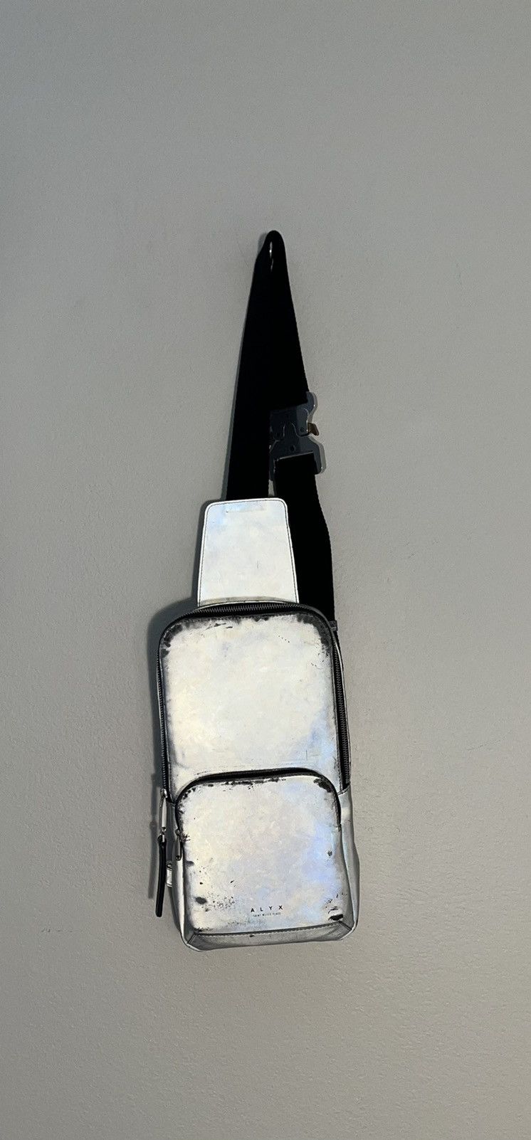 Alyx Alyx 9M Reflective Crossbody Buckle Bag Size ONE SIZE - 4 Thumbnail