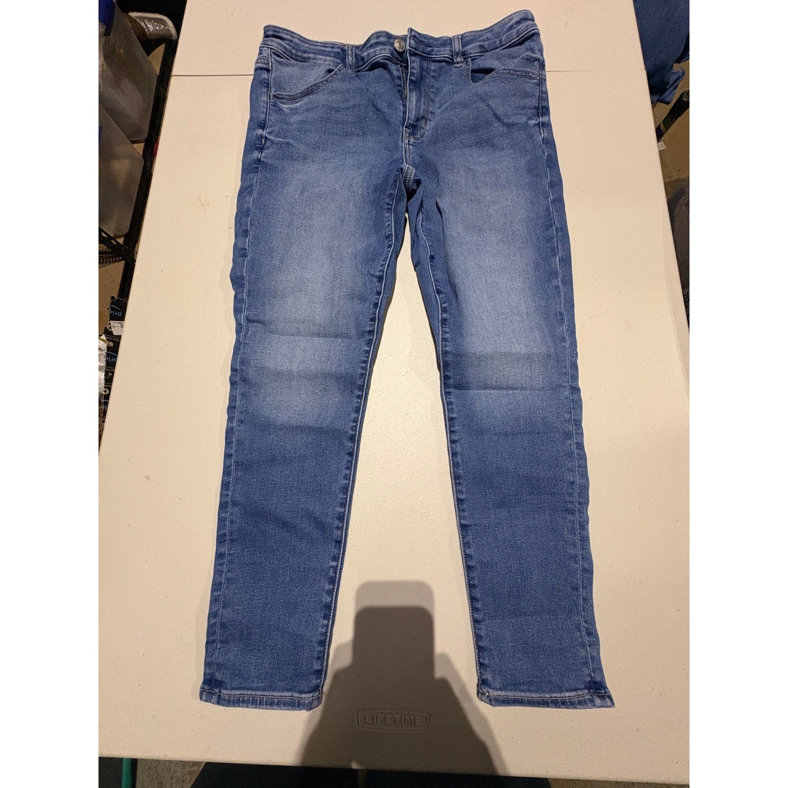 American Eagle Outfitters American Eagle Jeans Women’s 12 Regular Blue Skinny Jegging Size 34" / US 12 / IT 48 - 4 Thumbnail
