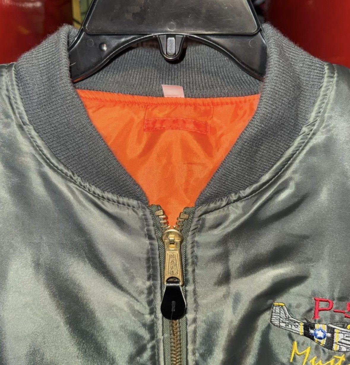 Rothco Rothco MA-1 x P-51 mustangs x Bomber jacket Size US L / EU 52-54 / 3 - 3 Thumbnail