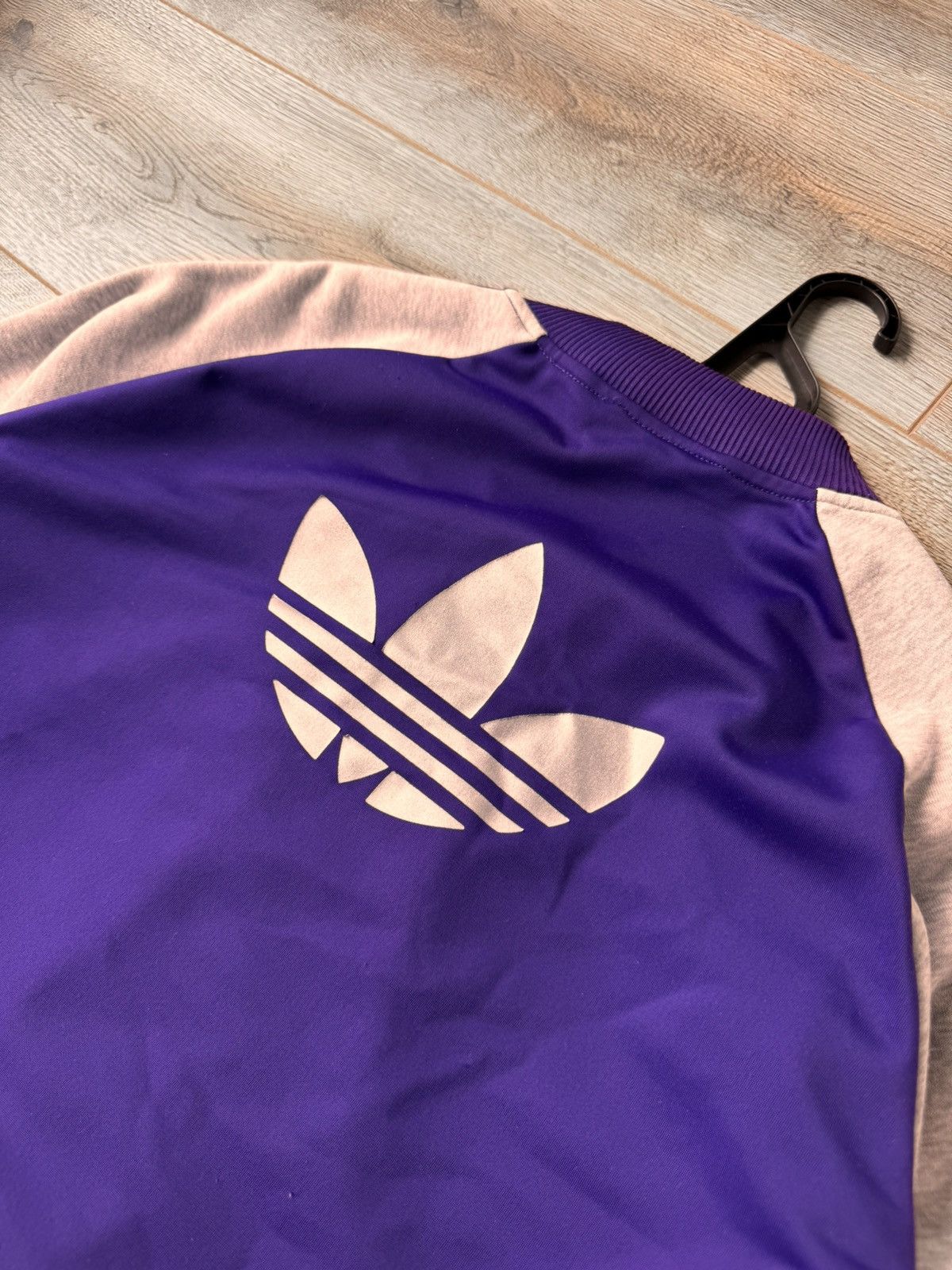 Adidas Vintage Adidas Original Purple Bomber Jacket Size US S / EU 44-46 / 1 - 11 Thumbnail