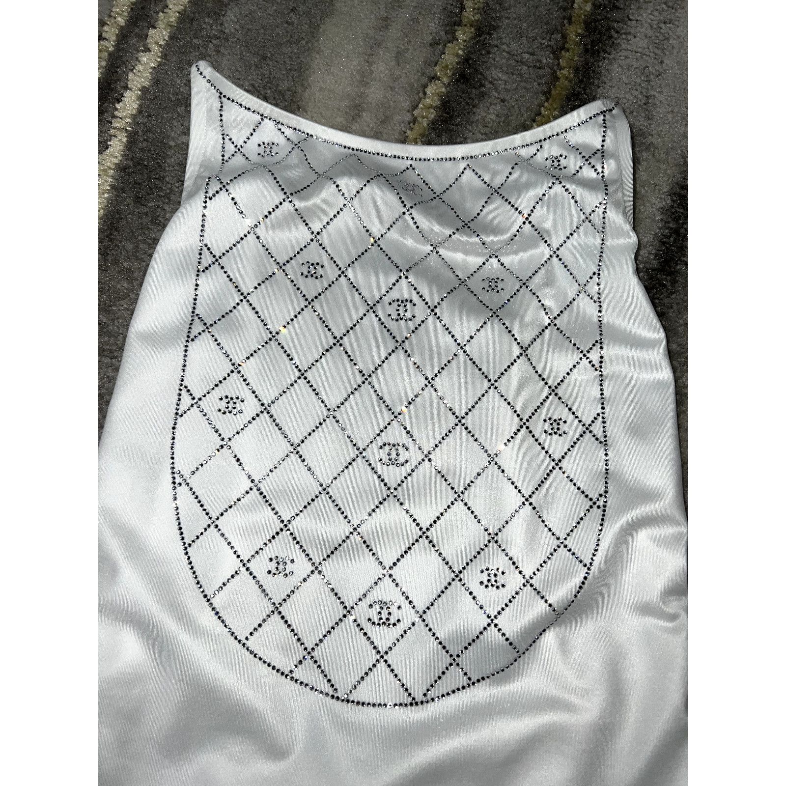 Chanel Chanel 23C Crystal One Piece Swimsuit Runway Bathingsuit 34 Size XXS / US 00 / IT 34 - 5 Thumbnail