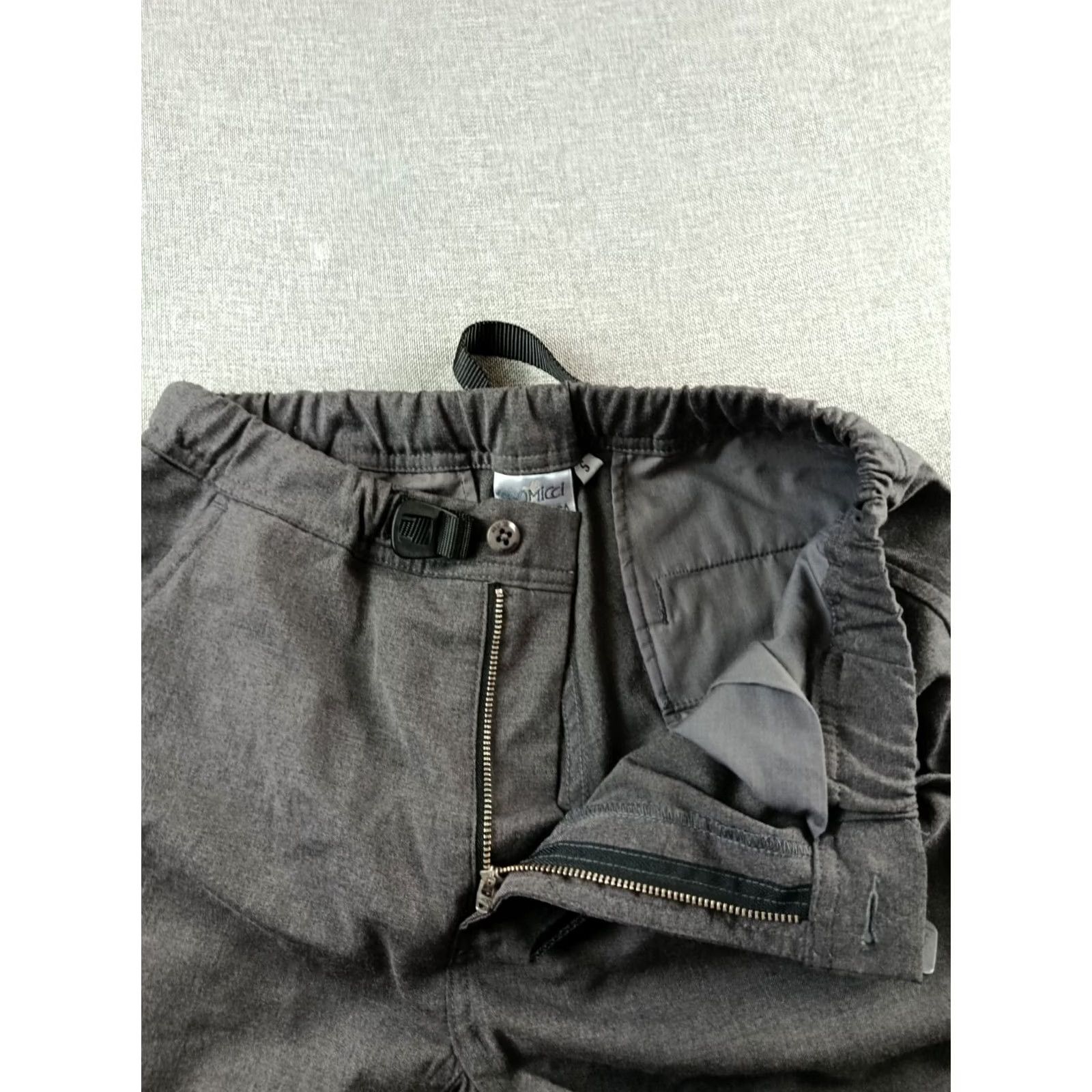 Gramicci Pants Womens Small Gray Voyager Nylon Stretch Webbing Belted, Women's (Size 28) — image 5 of 6