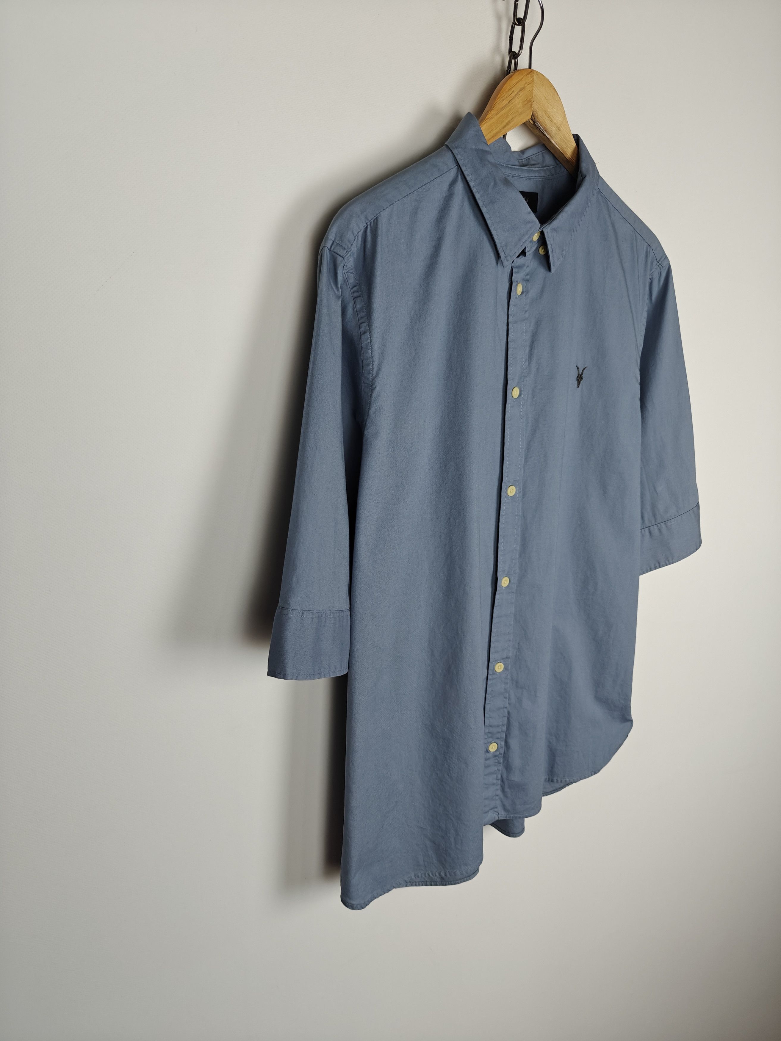 Allsaints Allsaints Shirt Redondo Collared Blue size XL Size US XL / EU 56 / 4 - 5 Thumbnail