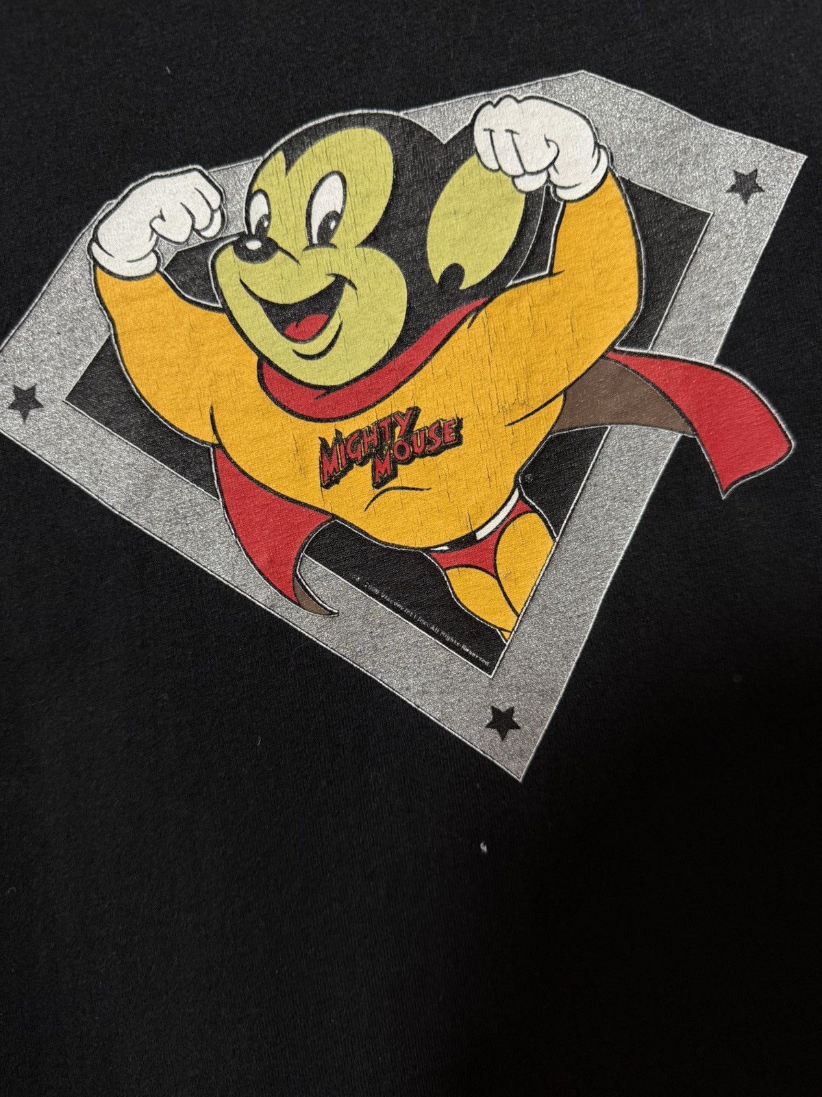 Cartoon Network × Vintage Vintage 2009 Superhero Mighty Mouse Cartoon T-Shirt Size US L / EU 52-54 / 3 - 4 Thumbnail