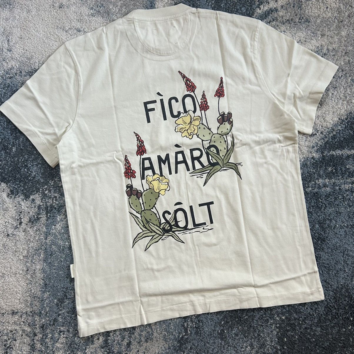 Vintage FìCO AMÀRO SÔLT BLiND STiTCH CACTUS TEE CREAM ORANGE COUNTY Size US XL / EU 56 / 4 - 1 Thumbnail
