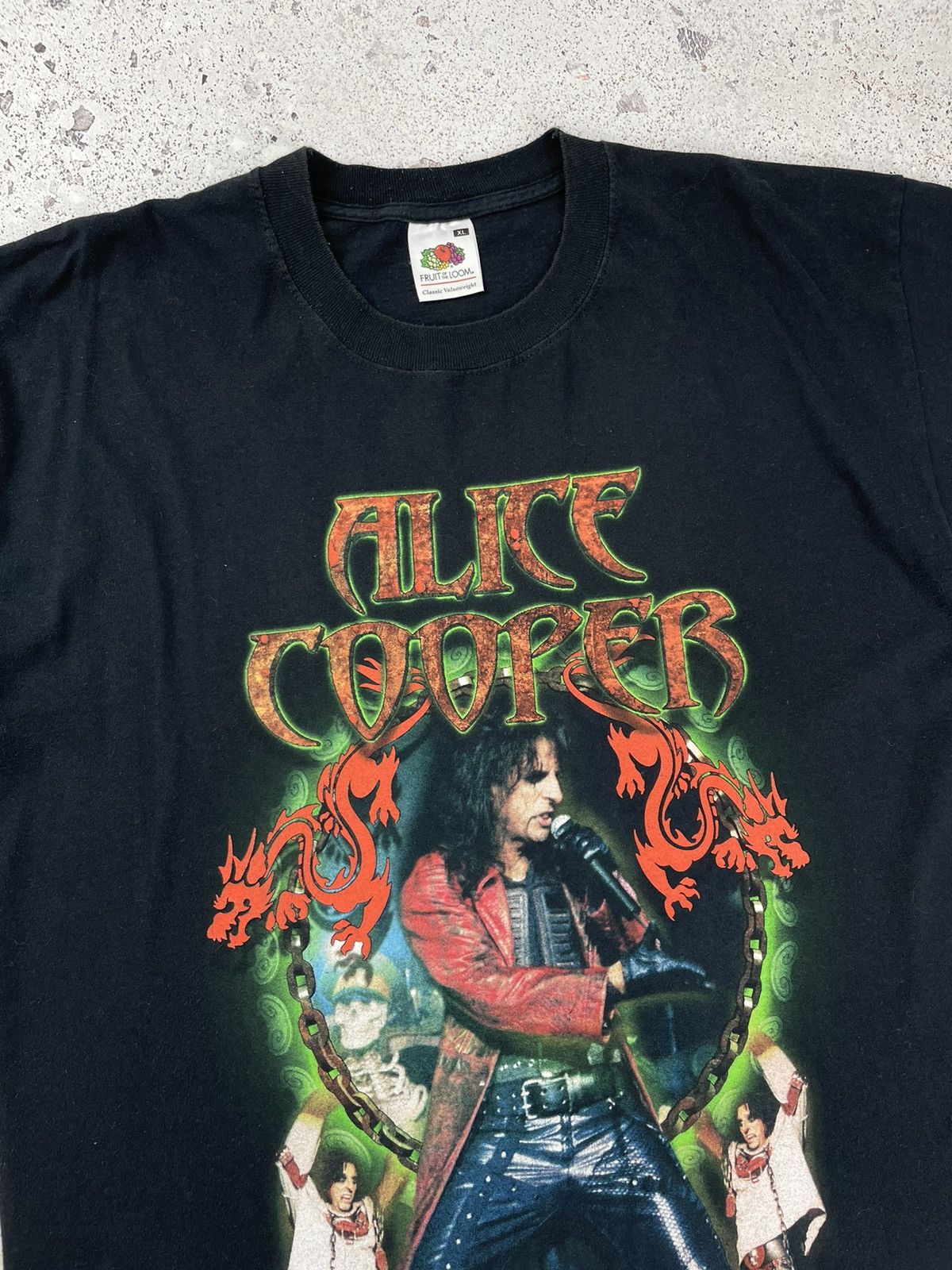 Band Tees × Vintage Vintage Alice Cooper 2000’s Tour Rock Band Tee T-Shirt Size US XL / EU 56 / 4 - 2 Thumbnail