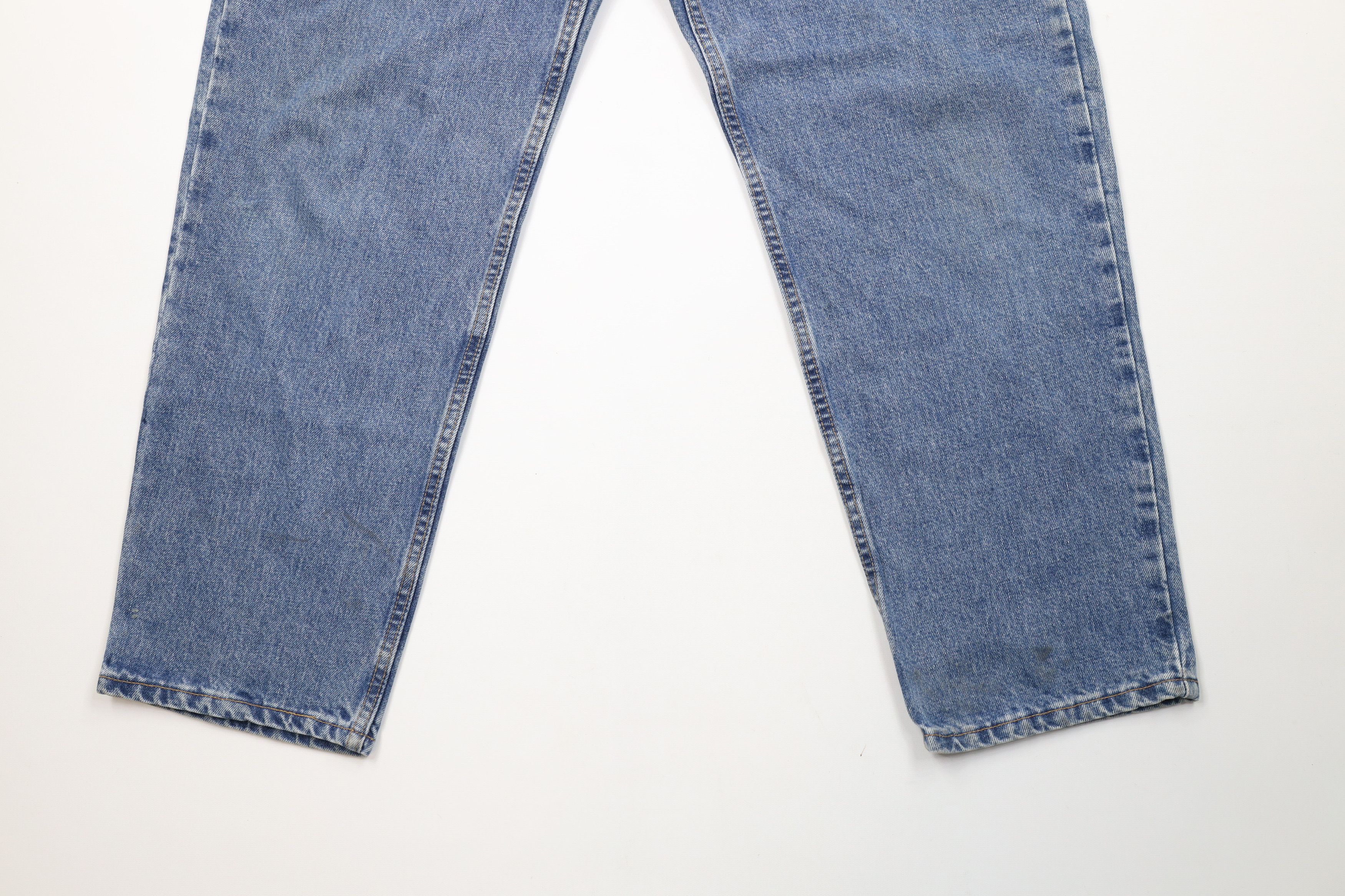 Levi's × Vintage Vintage 90s Levis 550 Relaxed Fit Denim Jeans Blue USA Size US 38 / EU 54 - 4 Thumbnail