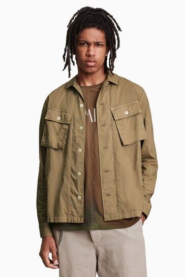 Allsaints Allsaints Streetwear Garment Dyed Designer Shirt Size US XL / EU 56 / 4 - 1 Thumbnail