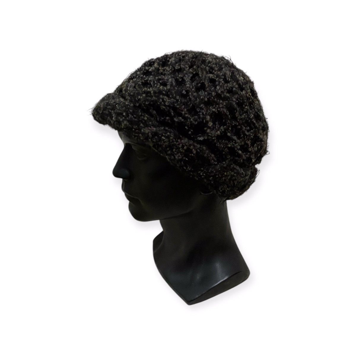 Japanese Brand Japanese Brand Crochet Beanie Hat Size ONE SIZE - 1 Thumbnail