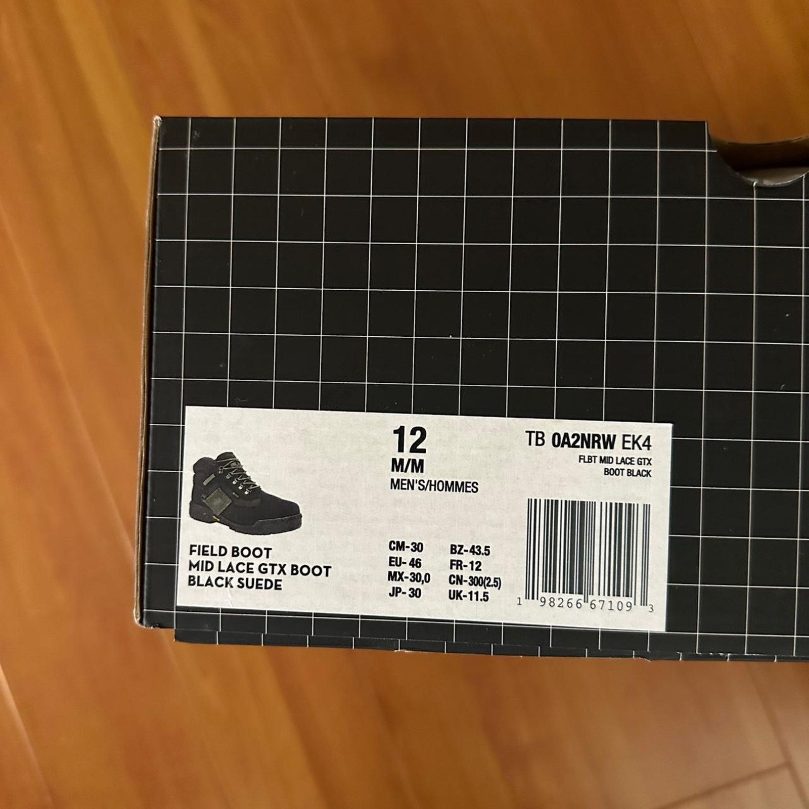Timberland 🖤 Undefeated x Timberland Field Boot GTX Black Suede 12M Size US 12 / EU 45 - 8 Thumbnail