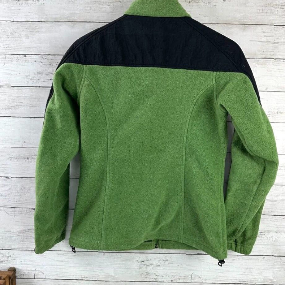 Vintage Columbia Women’s Size Small Green Full Zip Fleece Jacket Outdoor Casual Size S / US 4 / IT 40 - 7 Thumbnail