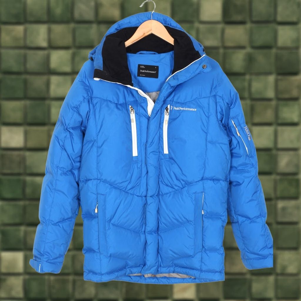 Peak Performance PEAK PERFORMANCE Air Down Hooded Puffer Ski Jacket Men Size S Blue MJ5457 Size US S / EU 44-46 / 1 - 1 Thumbnail