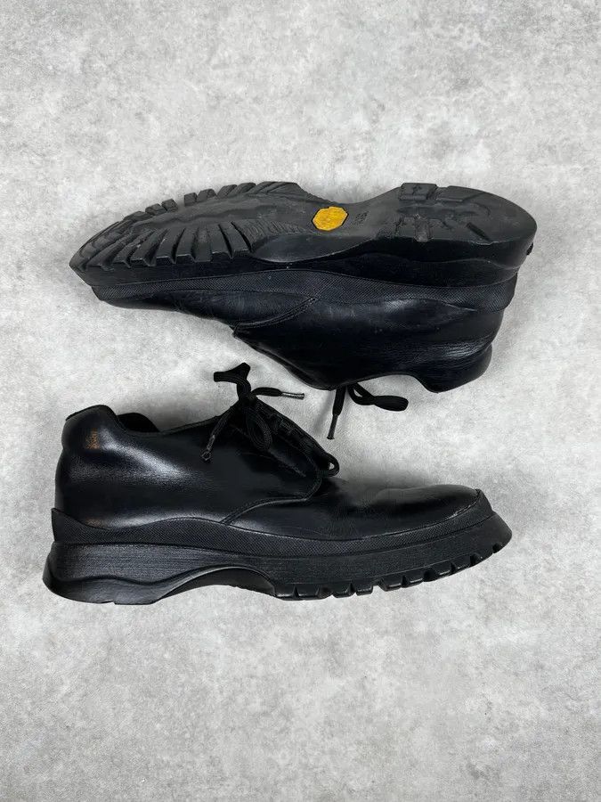 Prada FW2000 Prada Black Vibram Leather Boots Size US 10.5 / EU 43-44 - 3 Thumbnail