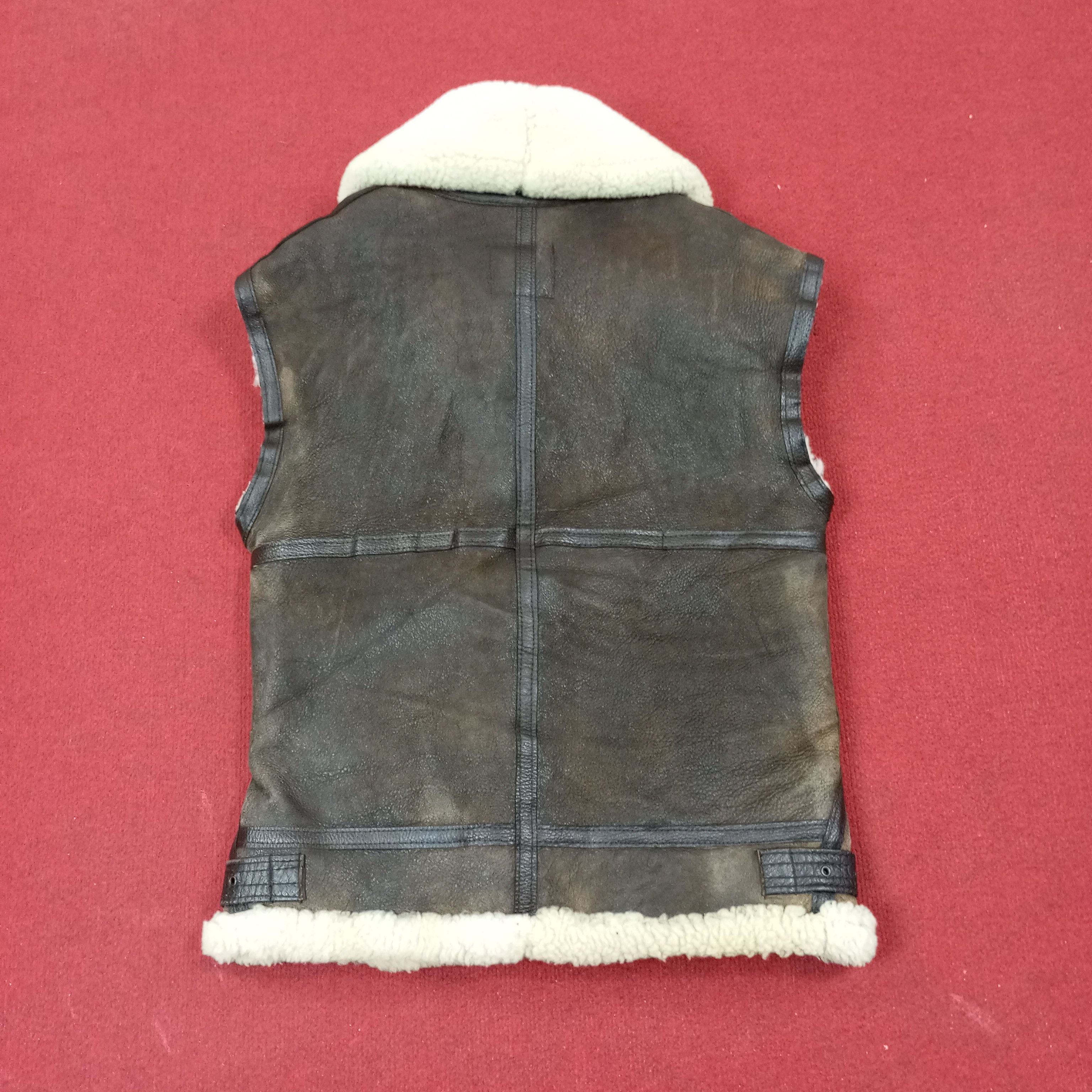 Avirex Avirex USA New York Leather Vest Jacket c236n4 Size US S / EU 44-46 / 1 - 4 Thumbnail