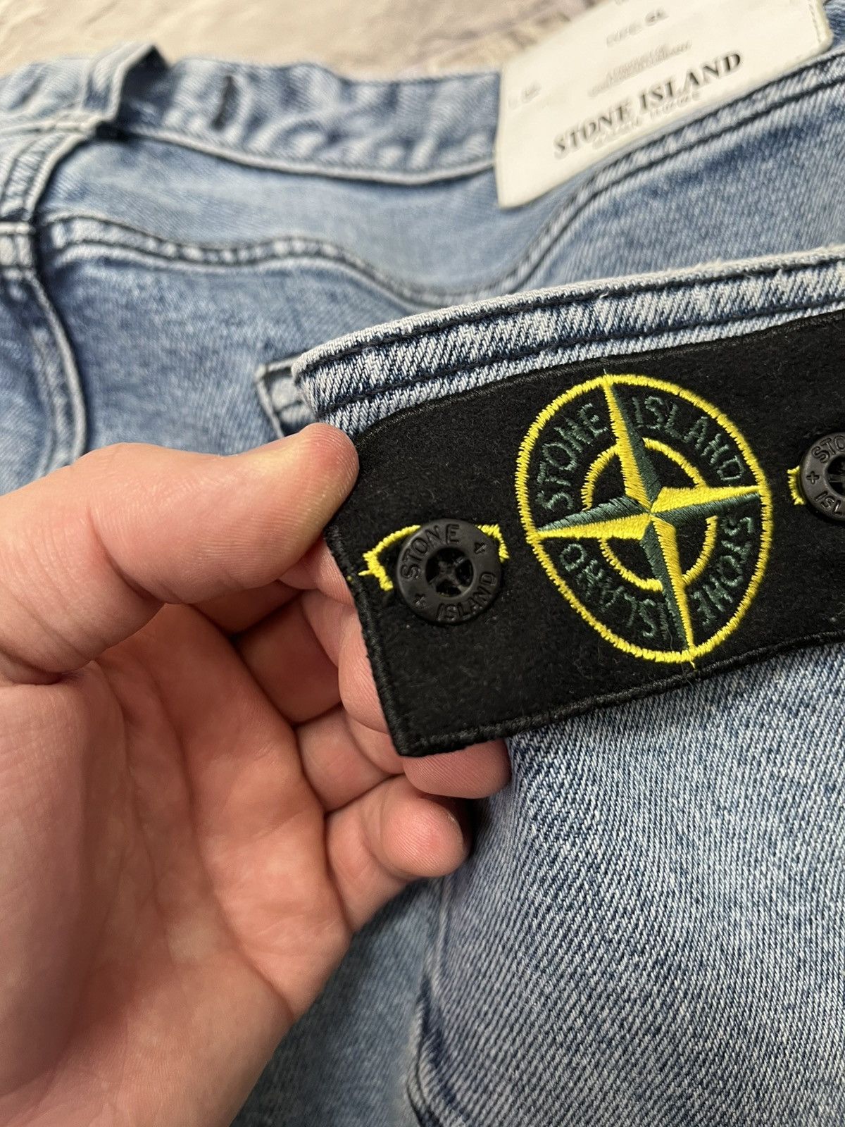 Stone Island Vintage Stone Island Jeans Patch Pocket Straight Fit Casual Size US 32 / EU 48 - 6 Thumbnail