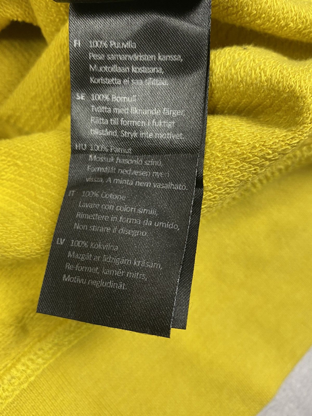 Barbour Barbour Beacon Big Logo Yellow Sweatshirt Size M Size US M / EU 48-50 / 2 - 12 Thumbnail
