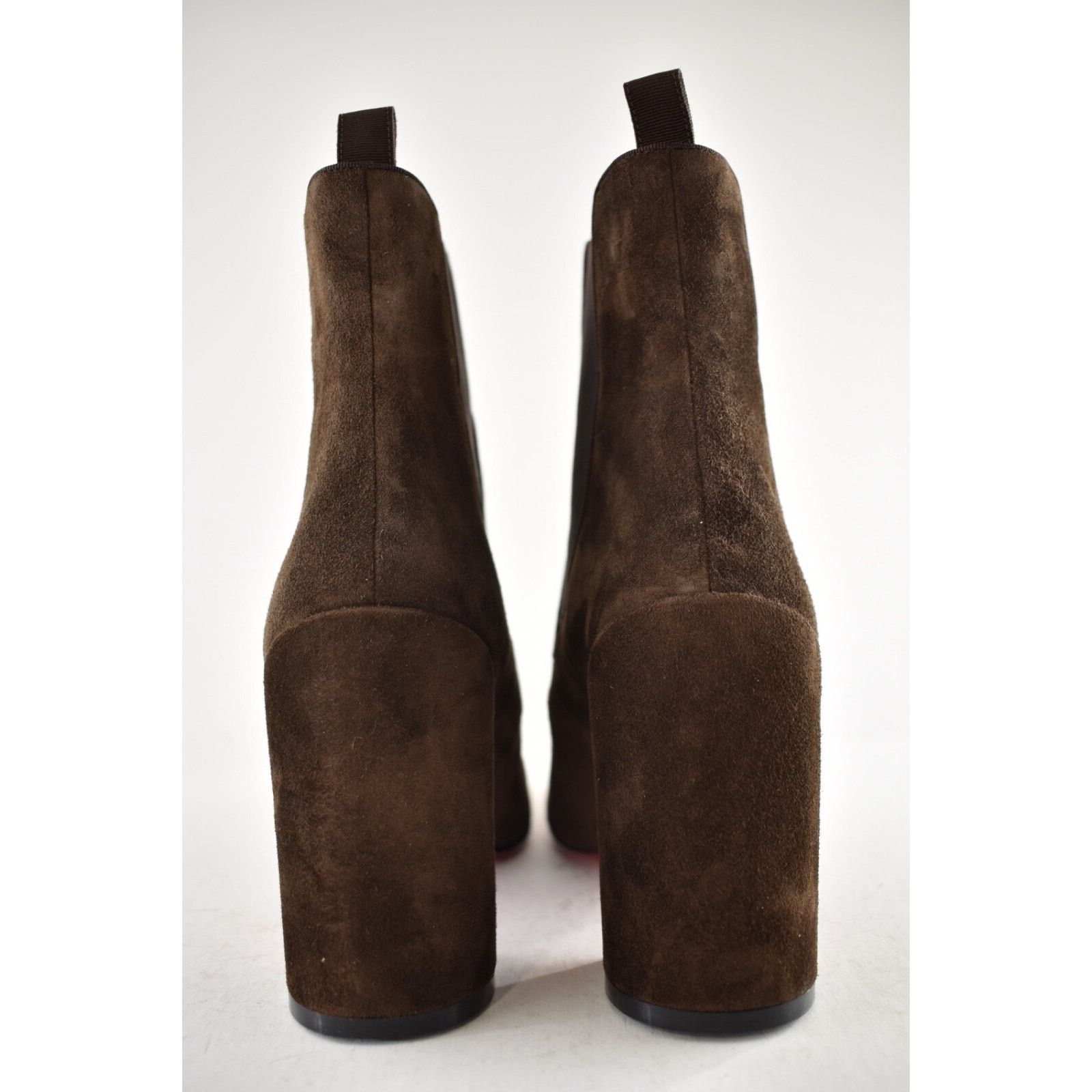 Christian Louboutin Christian Louboutin Turelastic 85 Cosme Brown Block Heel Size US 10.5 / IT 40.5 - 14 Thumbnail