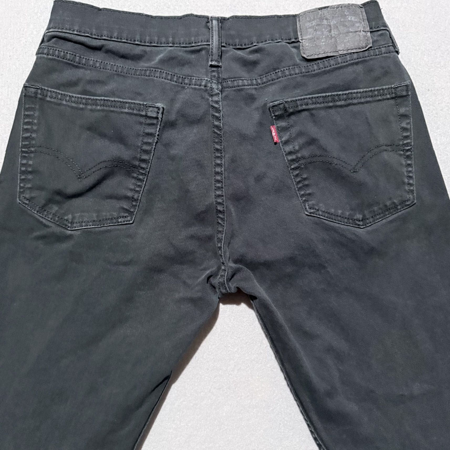 Levi's Levi's Jeans Men Black Denim Low Rise Straight Classic Zip Fly - 30X32 Size US 30 / EU 46 - 4 Thumbnail