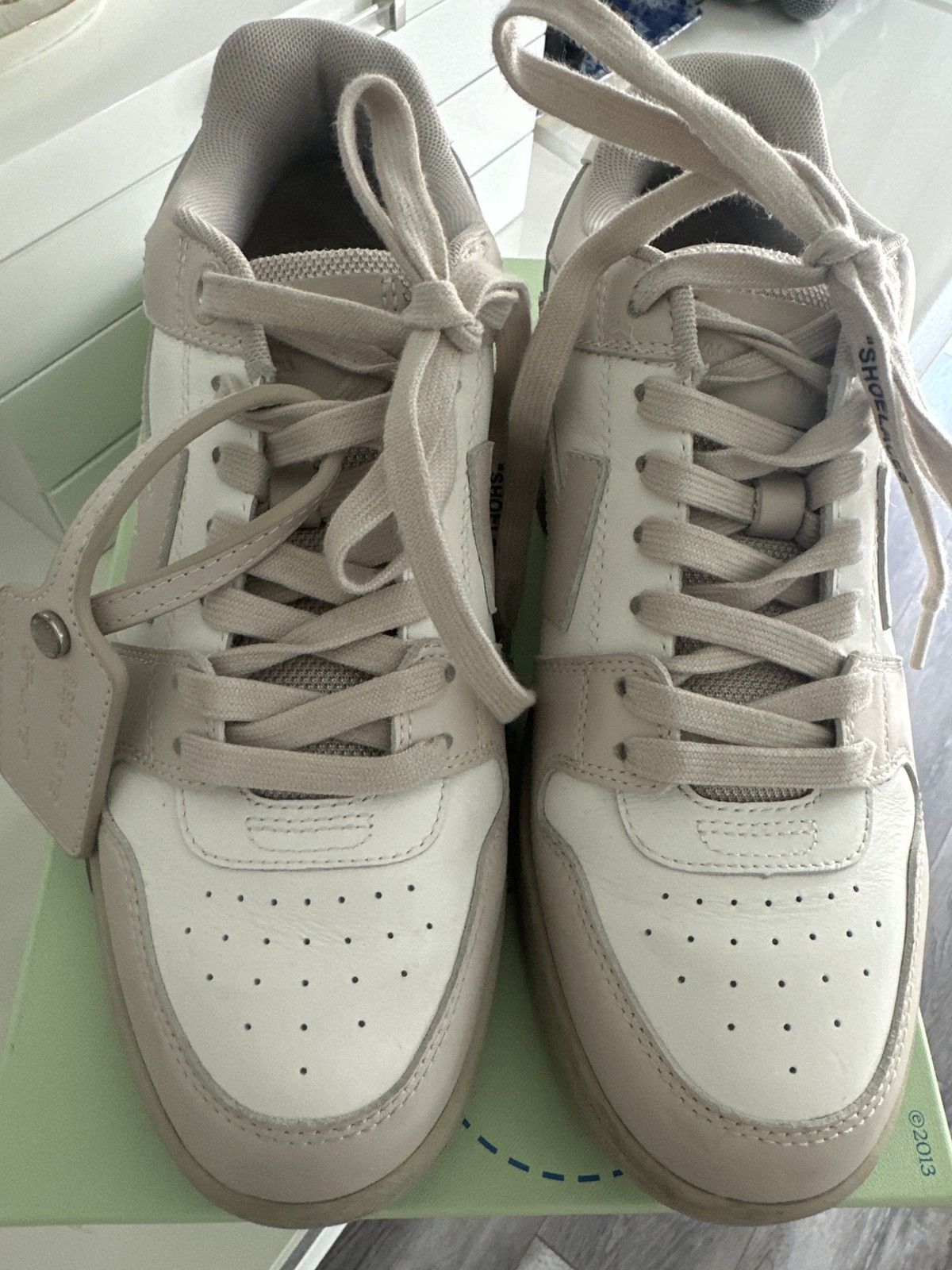 Off white sneakers