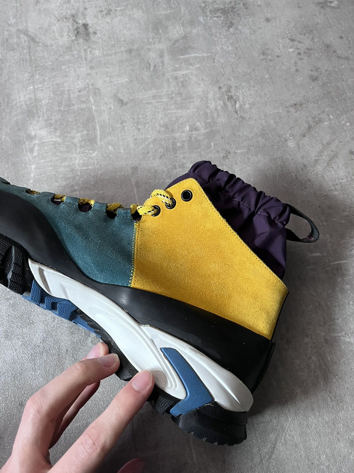 Loewe Loewe ELN Climbing boots shoes yellowe blue black Size US 12 / EU 45 - 17 Thumbnail