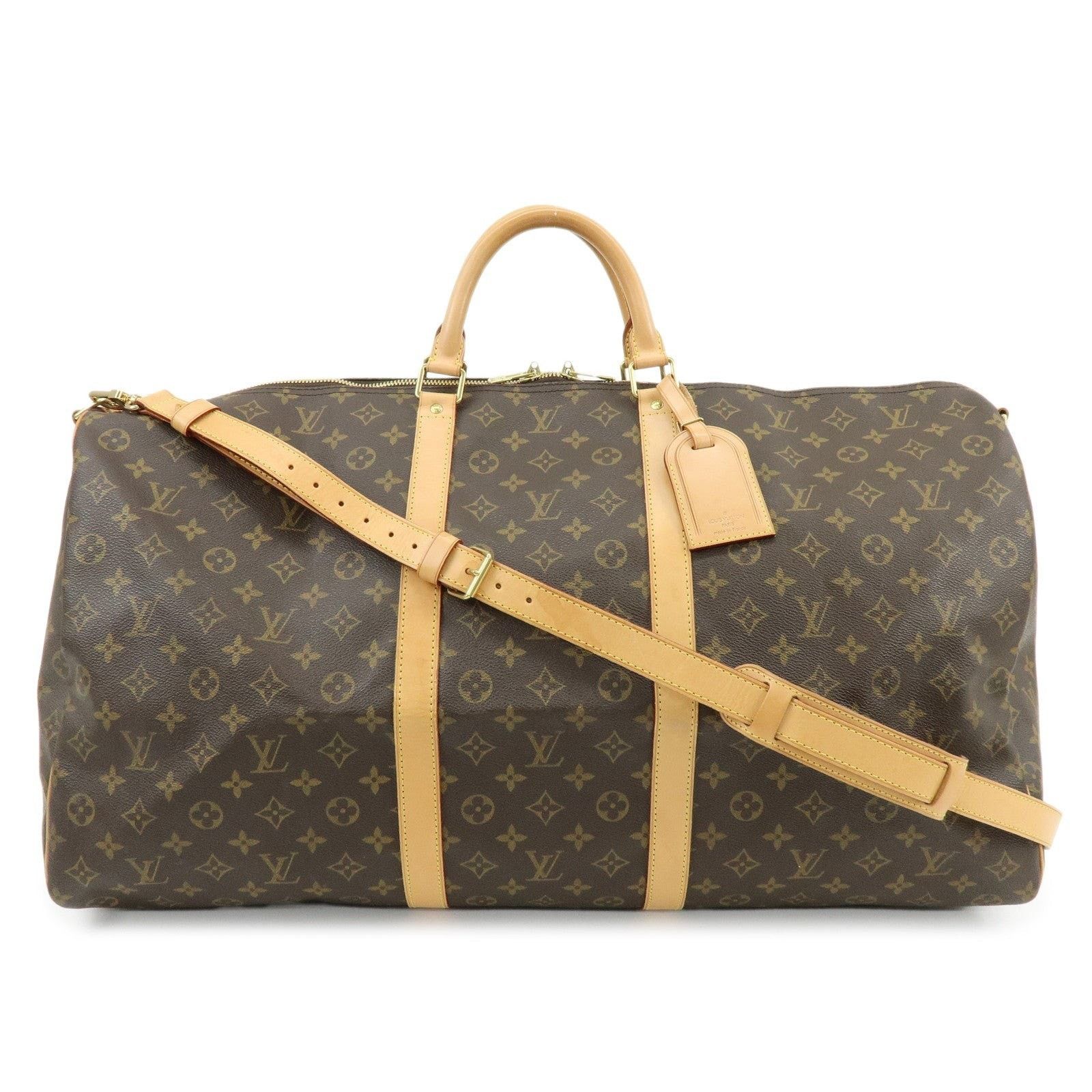 Louis Vuitton Louis Vuitton Monogram Keepall Bandouliere 60 Duffle Bag Size ONE SIZE - 1 Thumbnail