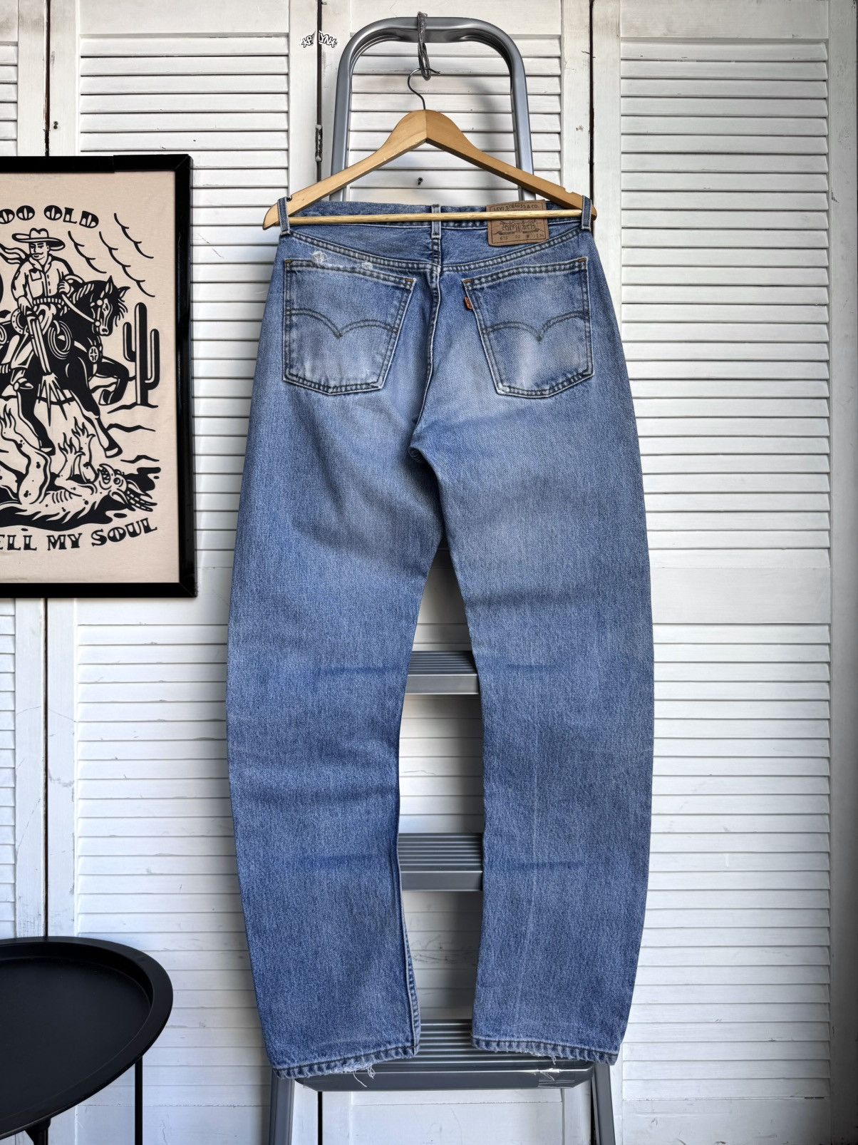 Levi's Vintage 90s Levi’s 615 Light Blue Denim Jeans Pants USA Size US 33 - 1 Thumbnail