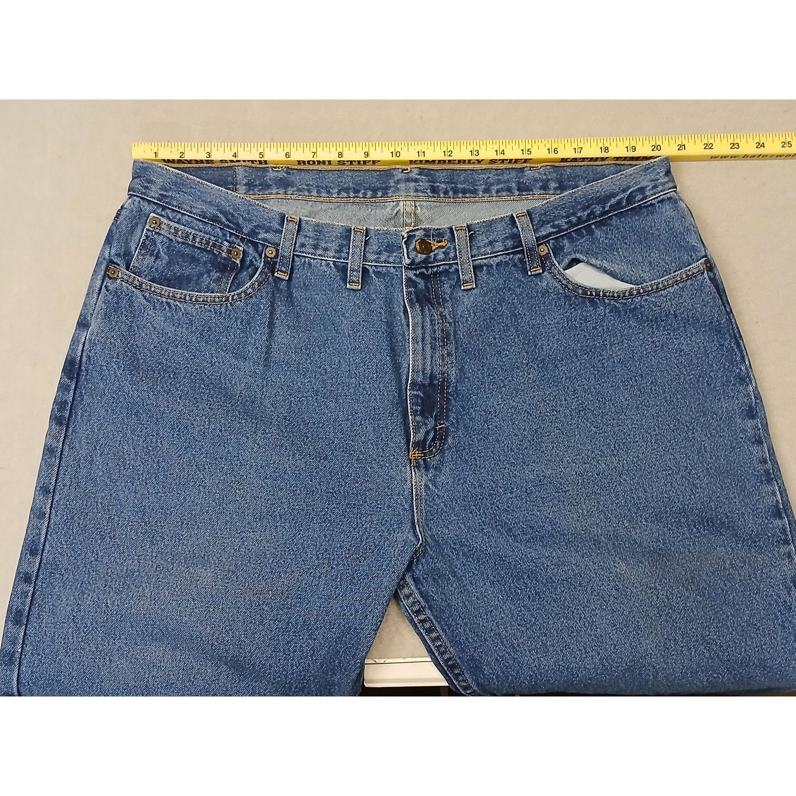 Other Magellan (44x30) Men's Straight Leg Blue Denim Jeans Size US 44 / EU 60 - 3 Thumbnail