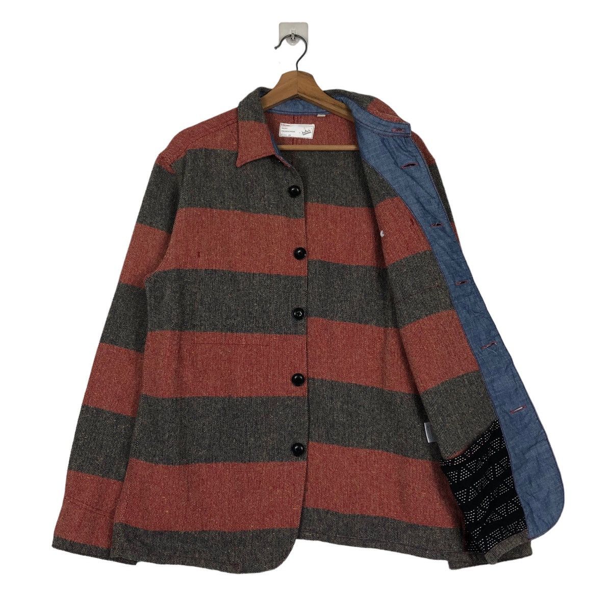 45rpm 🔥Vintage Chore Hickory Jacket Choloro Japan Made Size US M / EU 48-50 / 2 - 11 Thumbnail