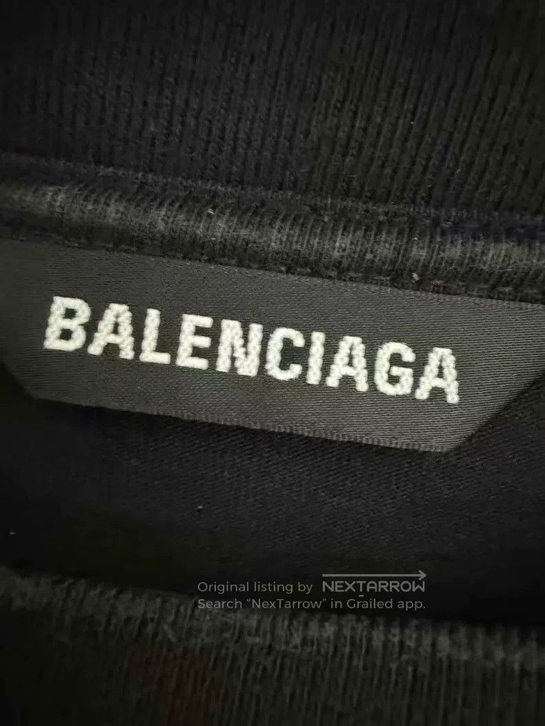 Balenciaga Balenciaga Running Logo Short Sleeve Size US XXS / EU 40 - 3 Thumbnail