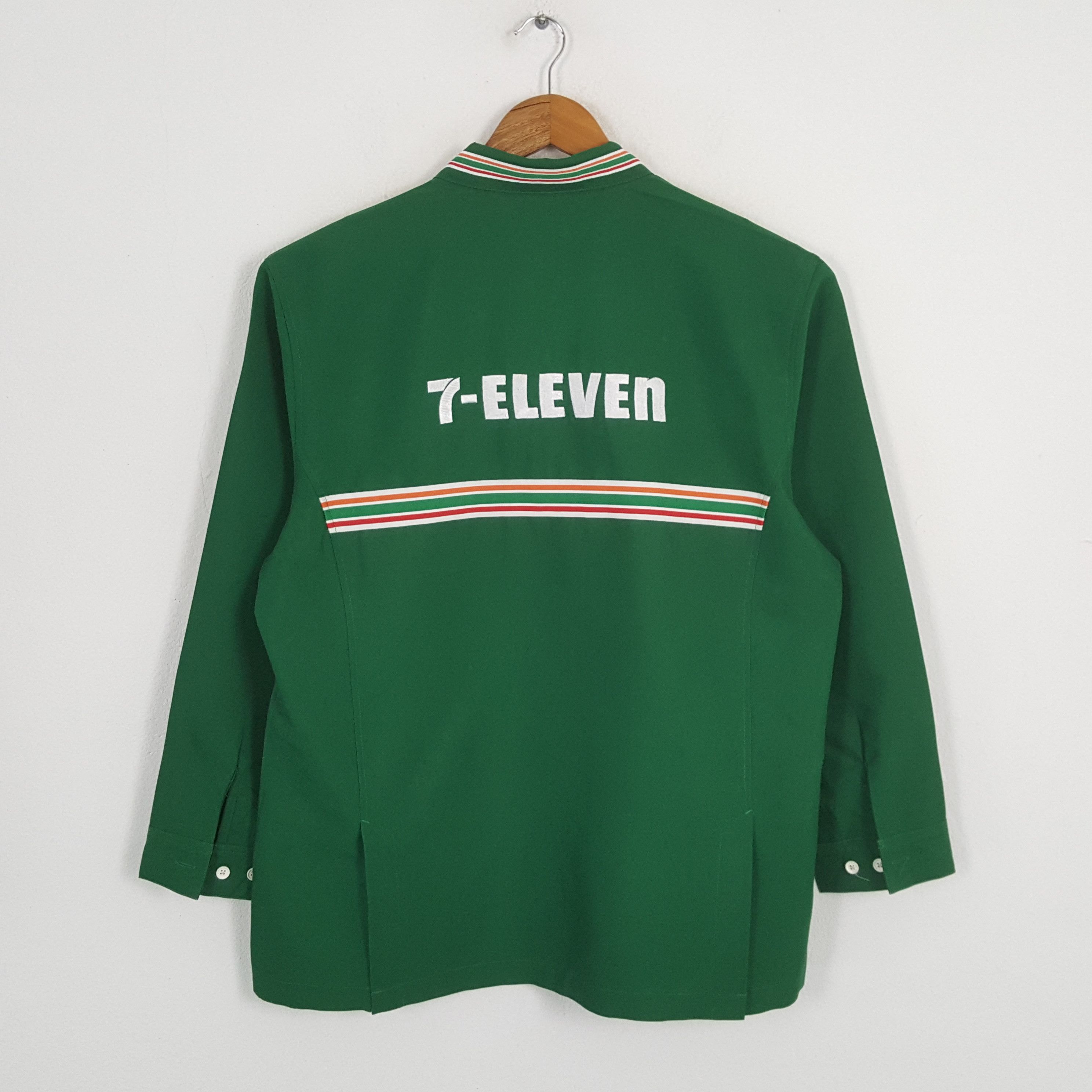 Japanese Brand × Vintage Vintage 7-ELEVEn Japanese Workers Uniform Jacket Size US L / EU 52-54 / 3 - 1 Thumbnail