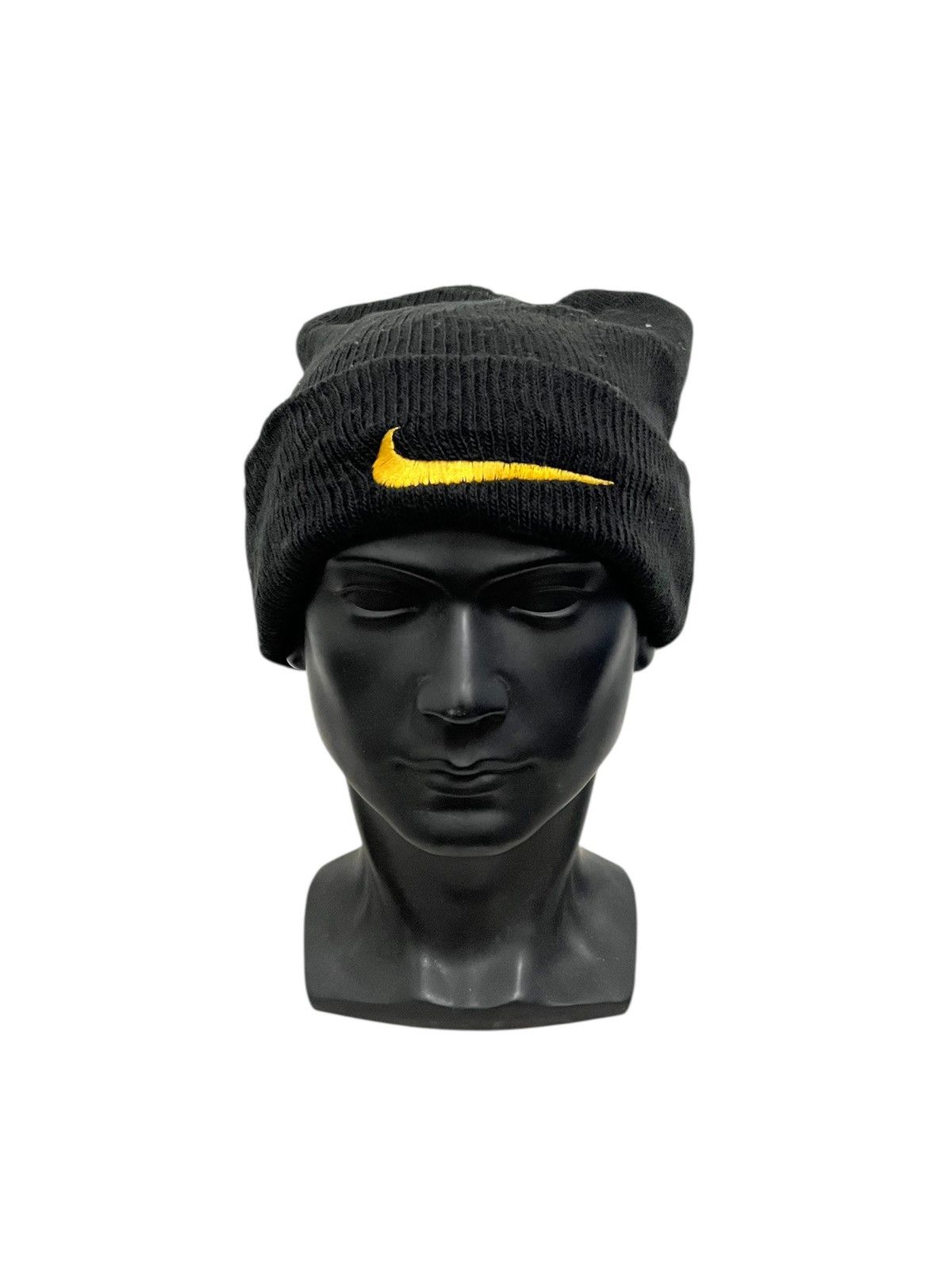 Nike Vintage Nike Swoosh Beanie Hat Size ONE SIZE - 1 Thumbnail