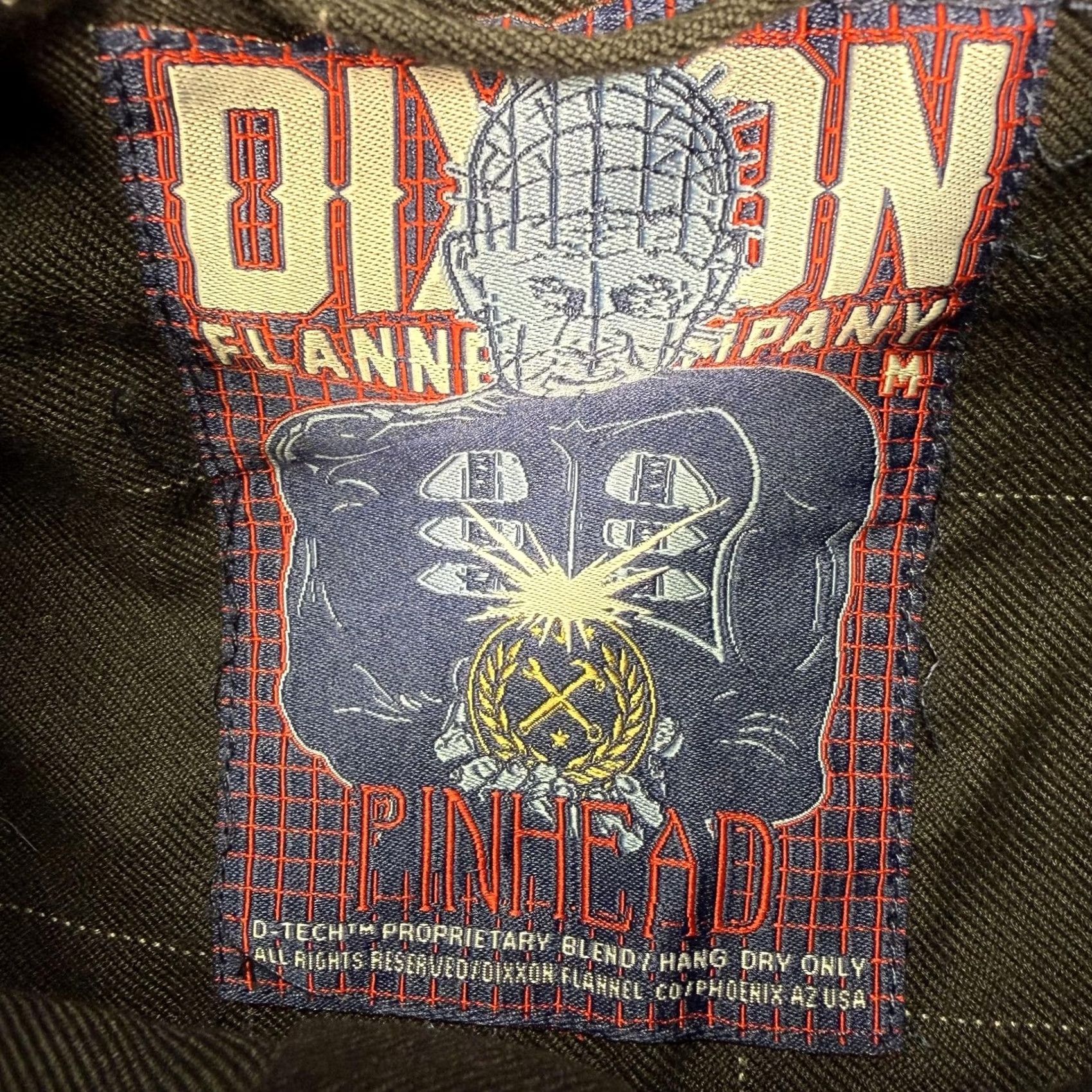 Vintage Dixxon Shirt Mens Womens Medium Gray Plaid Button Up DTech Flannel Pinhead Button-Up Casual Vintage No Size M / US 6-8 / IT 42-44 - 2 Thumbnail