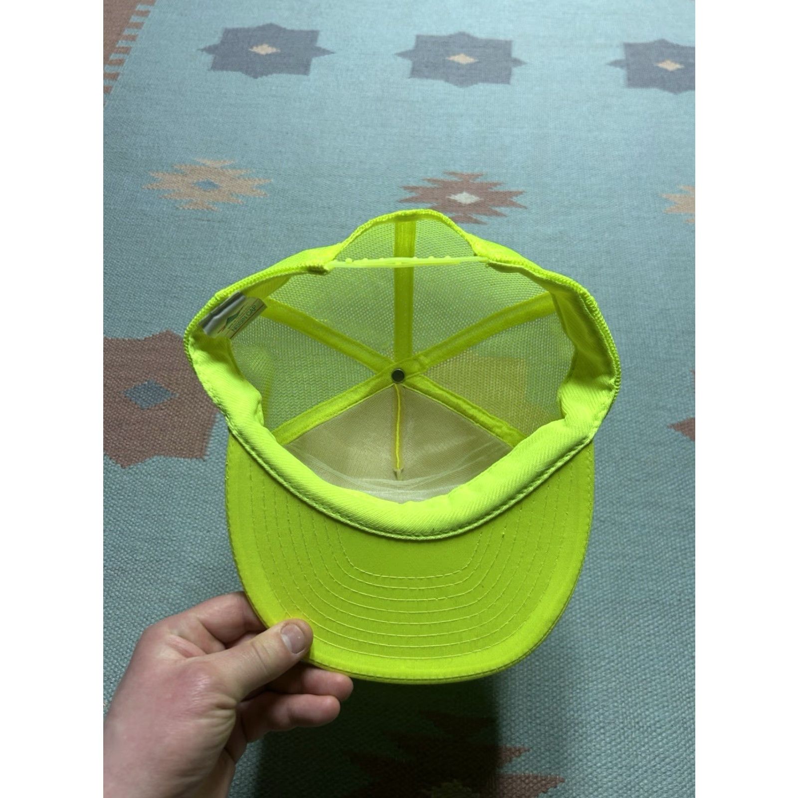 Vintage VINTAGE 90s Tri City Aggregates hi vis yellow neon TCA snap Trucker Hat Cap Men Adjustable Yellow 90s SNAP Hat Keywords Size ONE SIZE - 5 Thumbnail