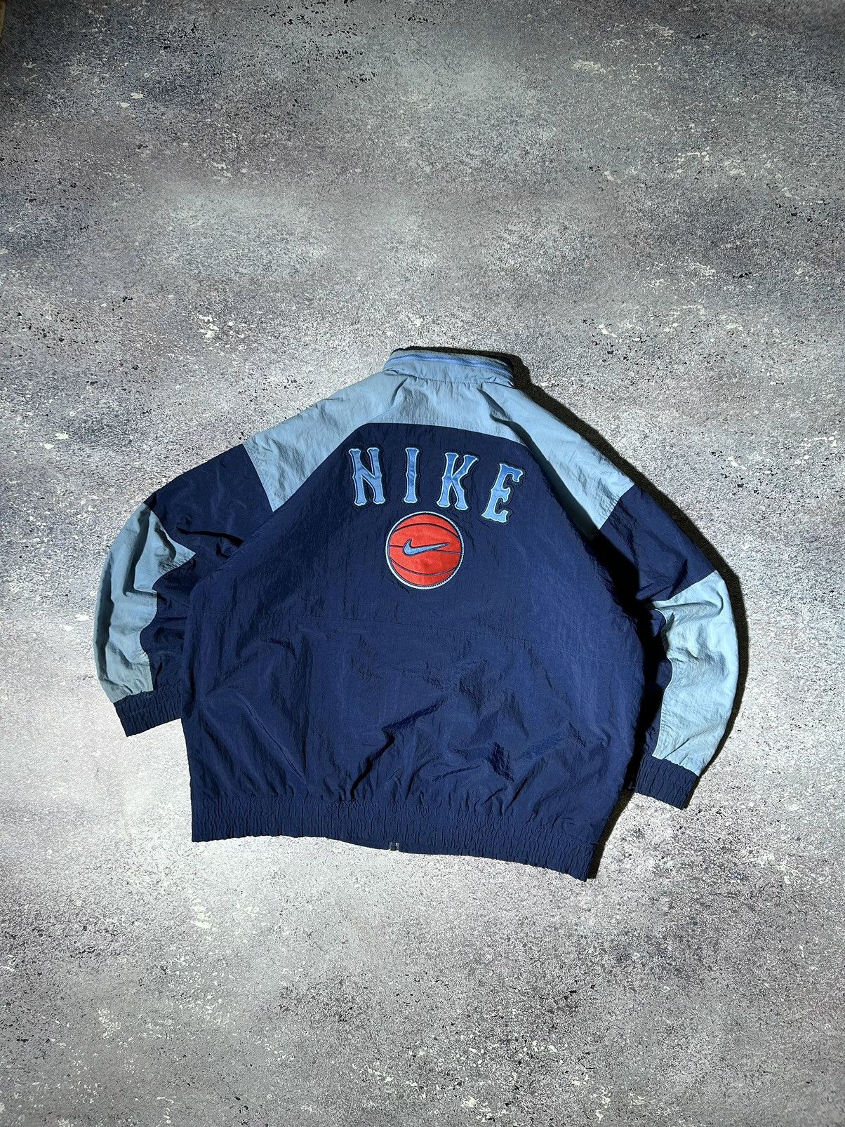 Nike Vintage Nike Jacket Nylon Baggy Big Swoosh Logo Ball 90s Y2K Grailed — free download