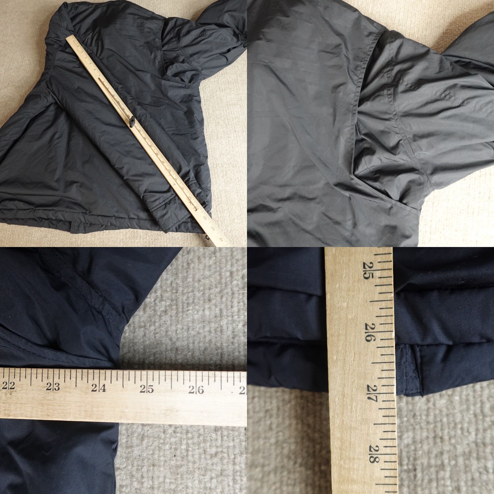 Polo Ralph Lauren VINTAGE Polo Ralph Lauren Jacket Blue Hooded Solid Leather Trim Windbreaker Mens L Regular Shape Size US L / EU 52-54 / 3 - 8 Thumbnail