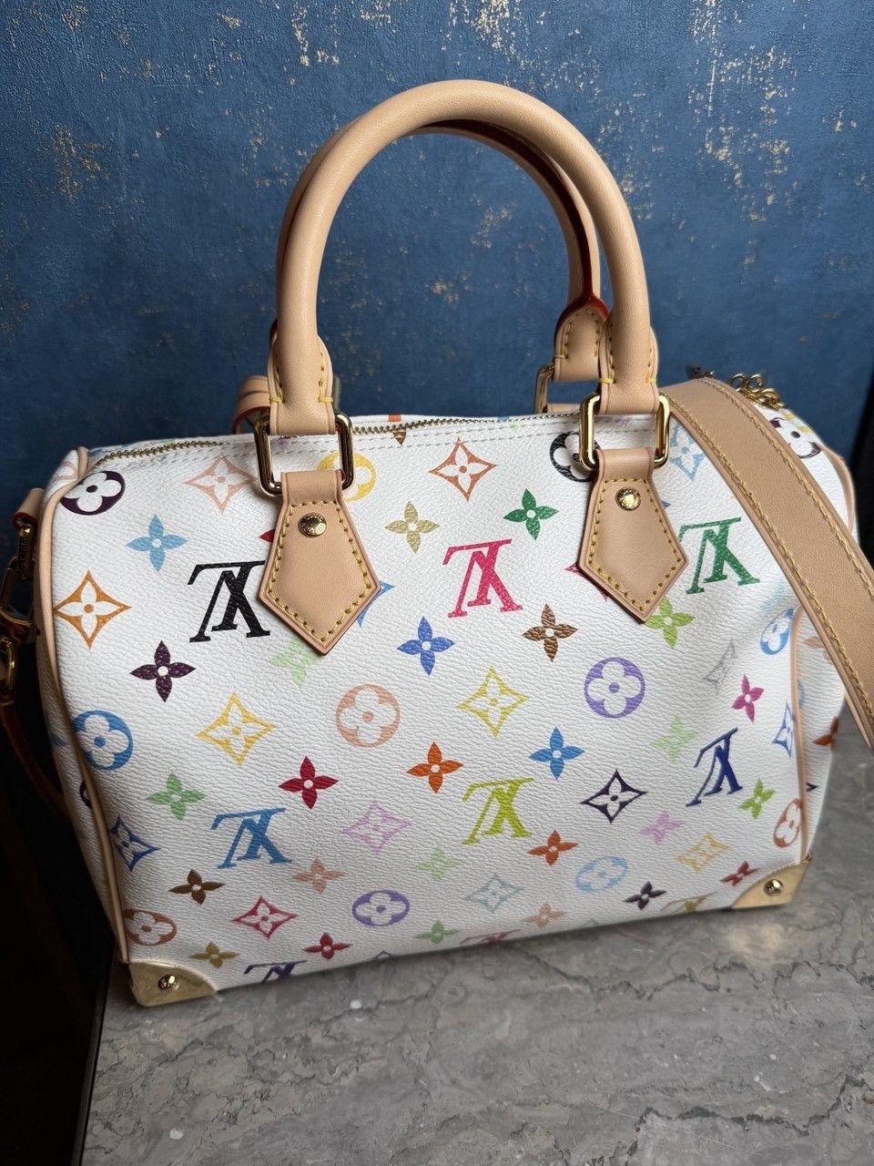 Louis Vuitton × Takashi Murakami Louis Vuitton Monogram Multicolore Speedy Size ONE SIZE - 5 Thumbnail