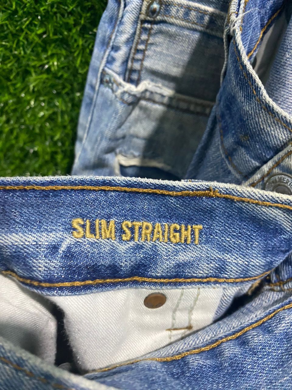American Eagle Outfitters × Vintage Vintage American Eagle Denim Cropp Pants Size US 33 - 6 Thumbnail