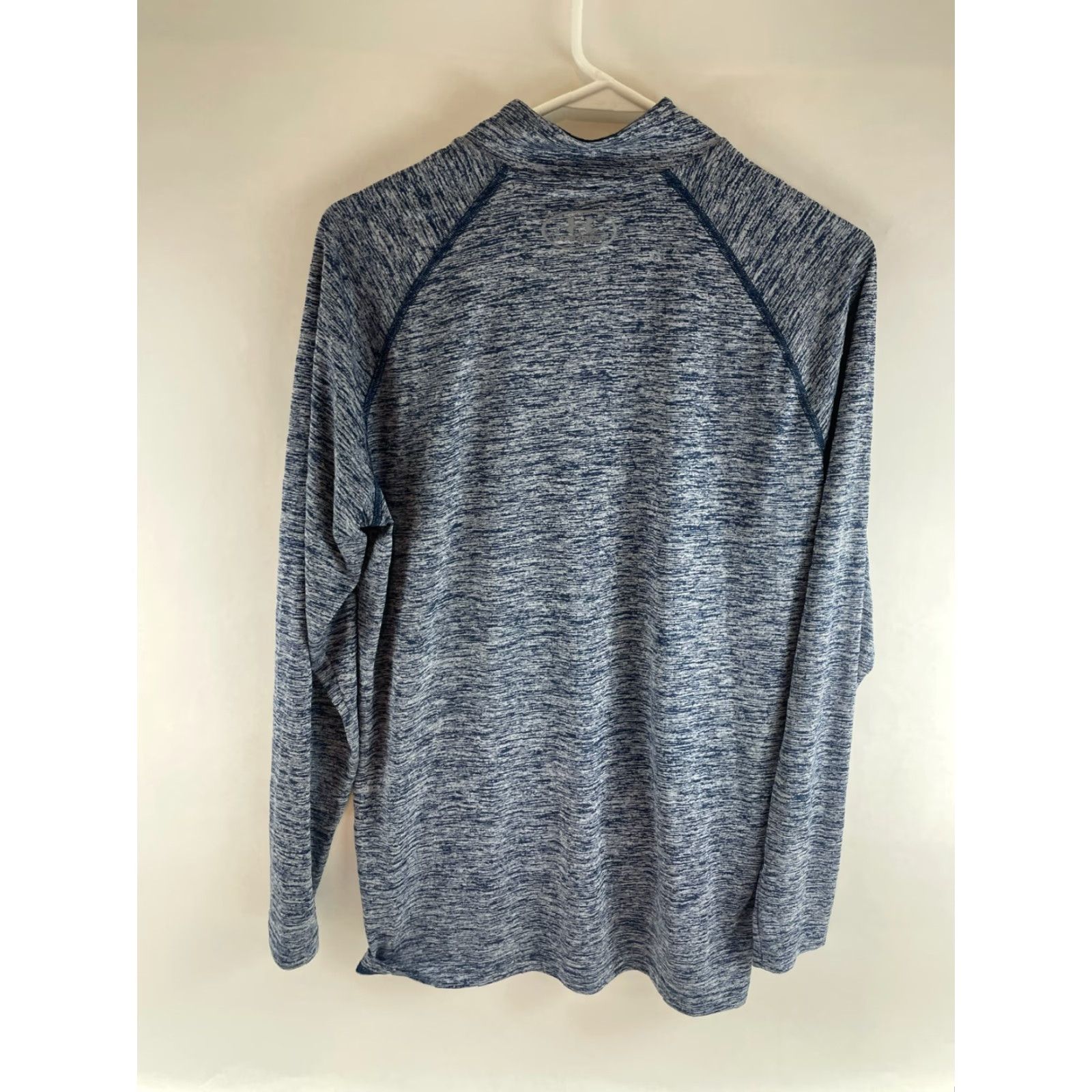 Under Armour Under armour Heat Gear Shirt Women's Medium Blue Heather Activewear 1/4 Zip Size M / US 6-8 / IT 42-44 - 2 Thumbnail