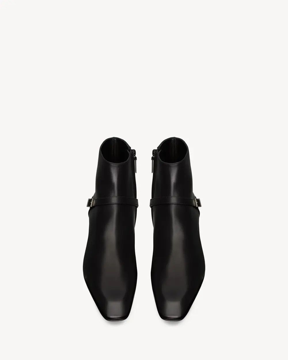 Saint Laurent Paris o1s1wg110126 820598 Augustin Boots in Smooth Leather Black Size US 8.5 / EU 41-42 - 2 Thumbnail