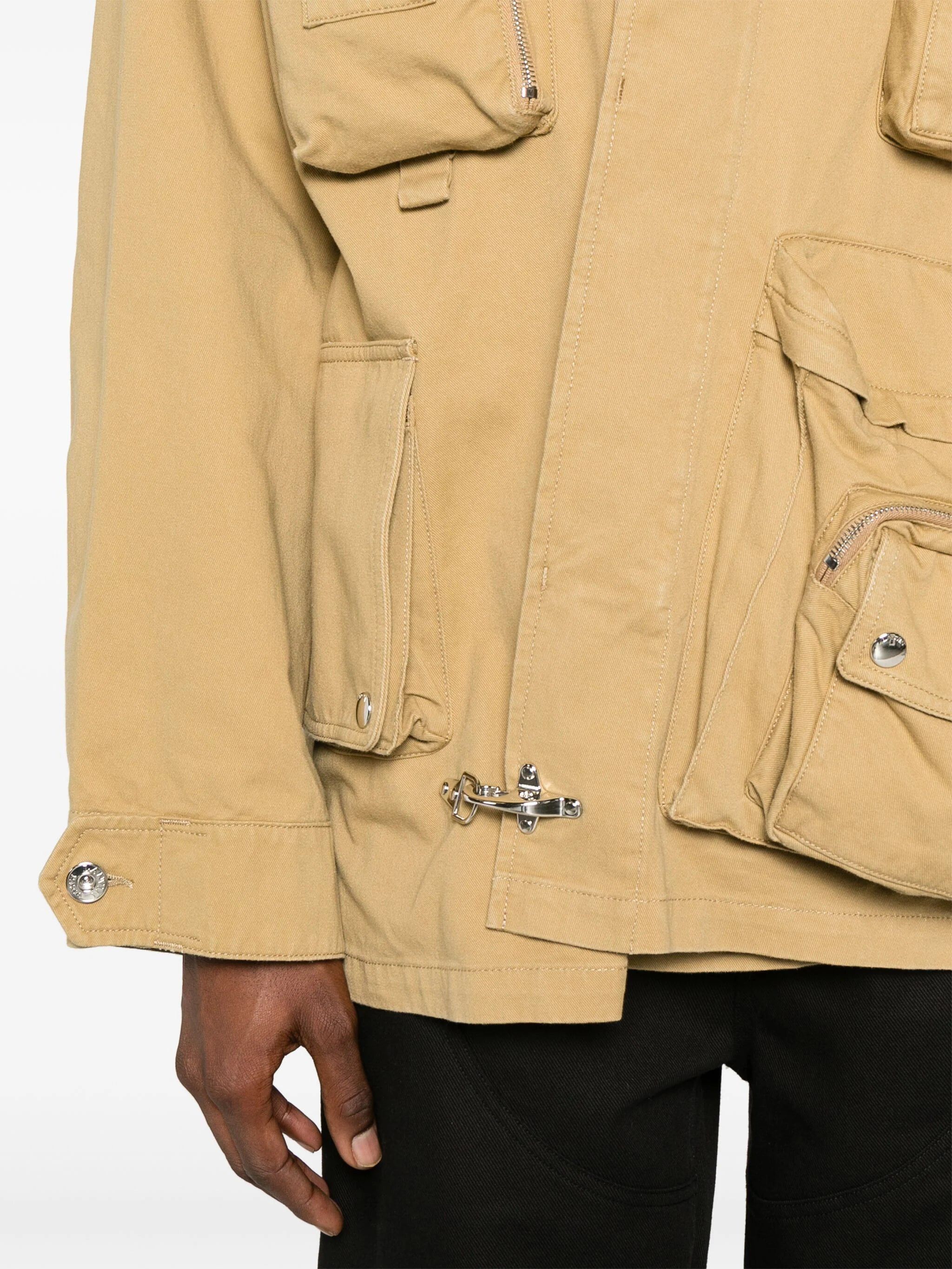 Lanvin o1mle0825 Asymmetrical Utility Jacket in Yellow Size US S / EU 44-46 / 1 - 5 Thumbnail