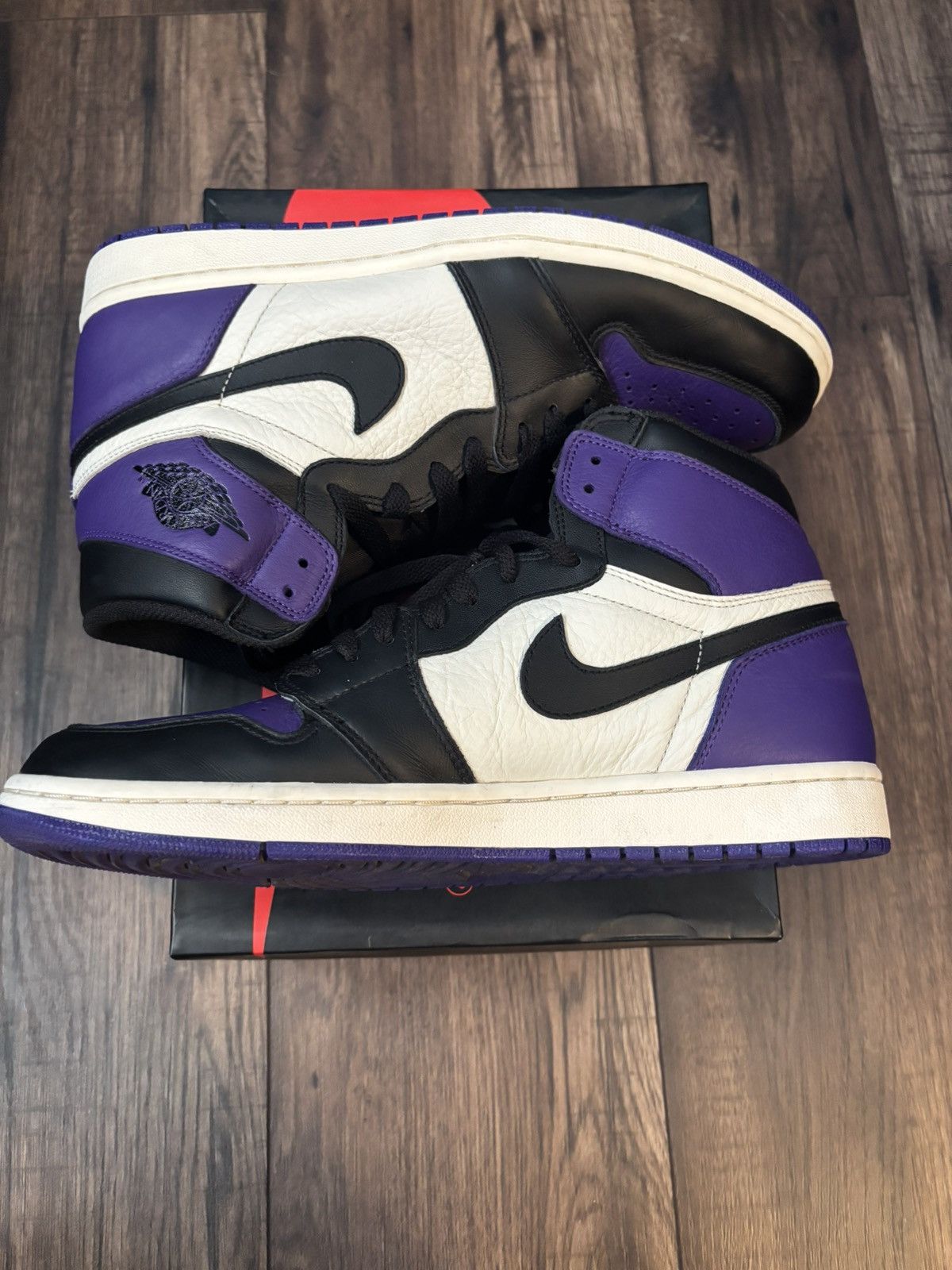 Jordan Brand × Nike Size 10.5 - Jordan 1 Retro OG High Court Purple 1.0 Size US 10.5 / EU 43-44 - 4 Thumbnail