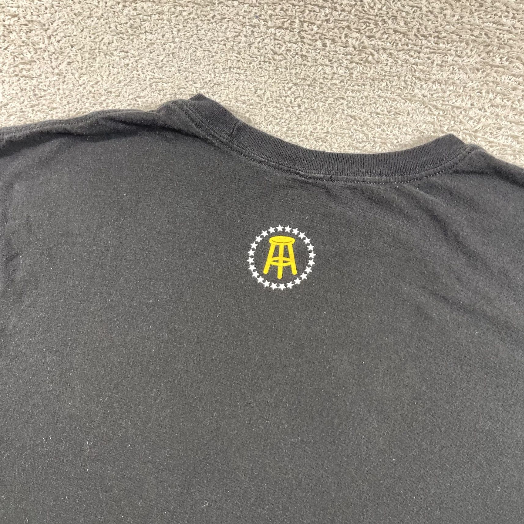 Starter VINTAGE Barstool Sports Starter T Shirt Mens 2XL Black Football Guy's Guy Podcast Yellow Size US XXL / EU 58 / 5 - 7 Thumbnail