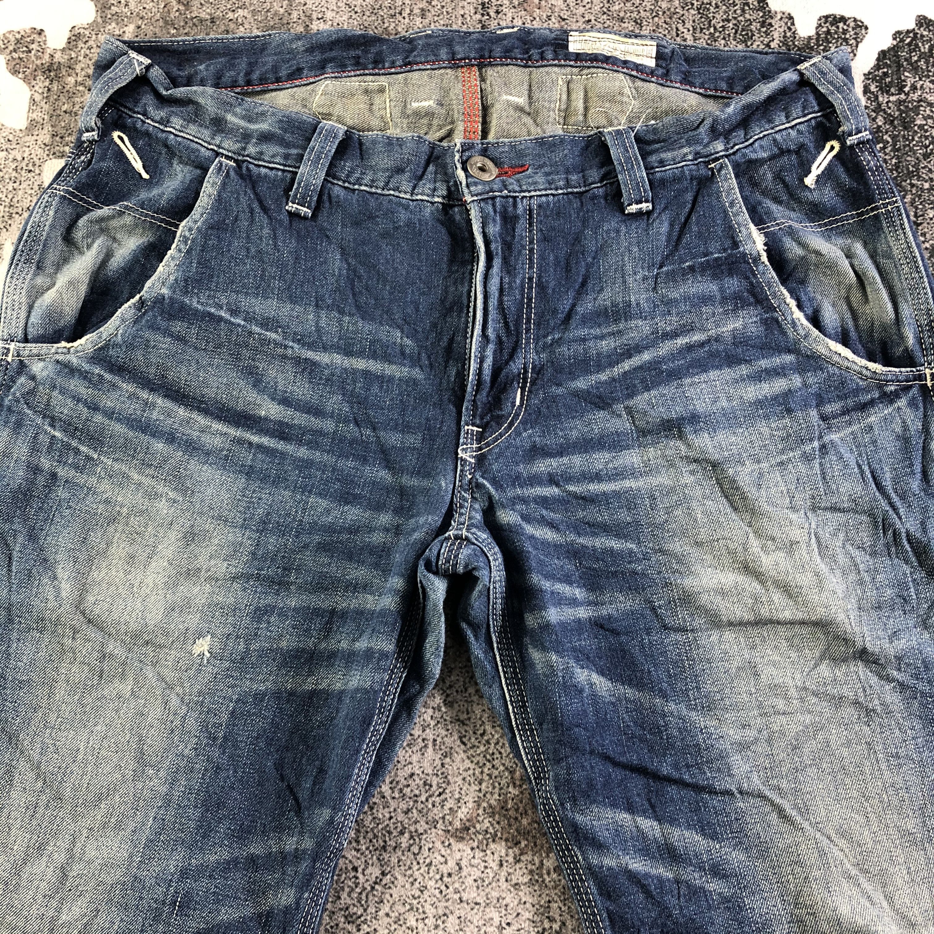 Edwin Vintage Edwin Carpenter Jeans Faded Blue Denim KJ3012 Size US 36 / EU 52 - 3 Thumbnail