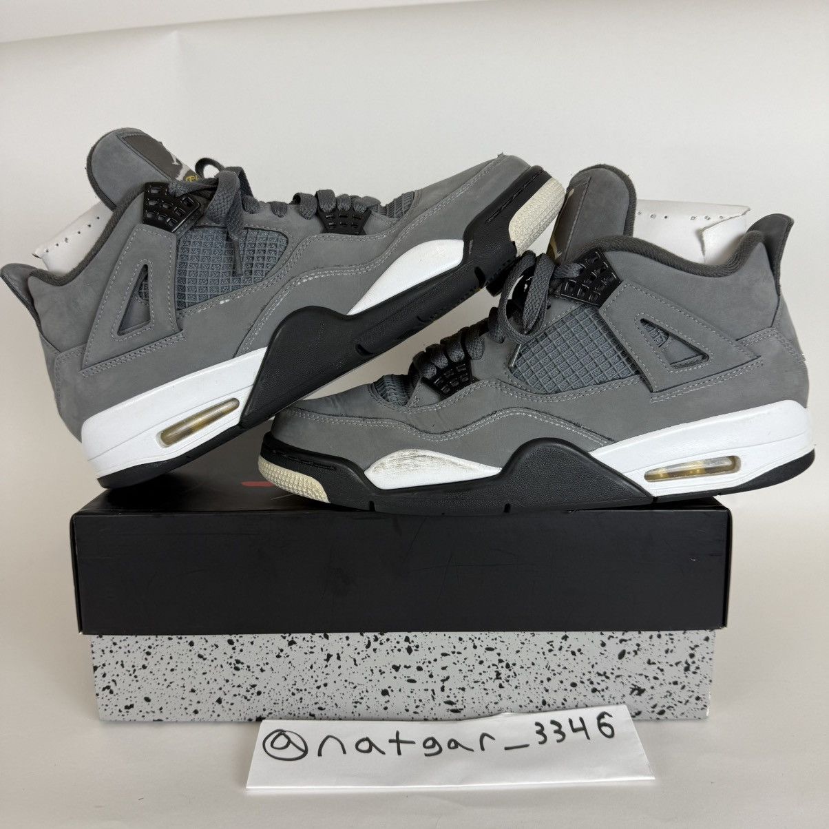 Jordan Brand × Nike Size 10.5-Jordan 4 Cool Gray-NEAR BRAND NEW Size US 10.5 / EU 43-44 - 1 Thumbnail