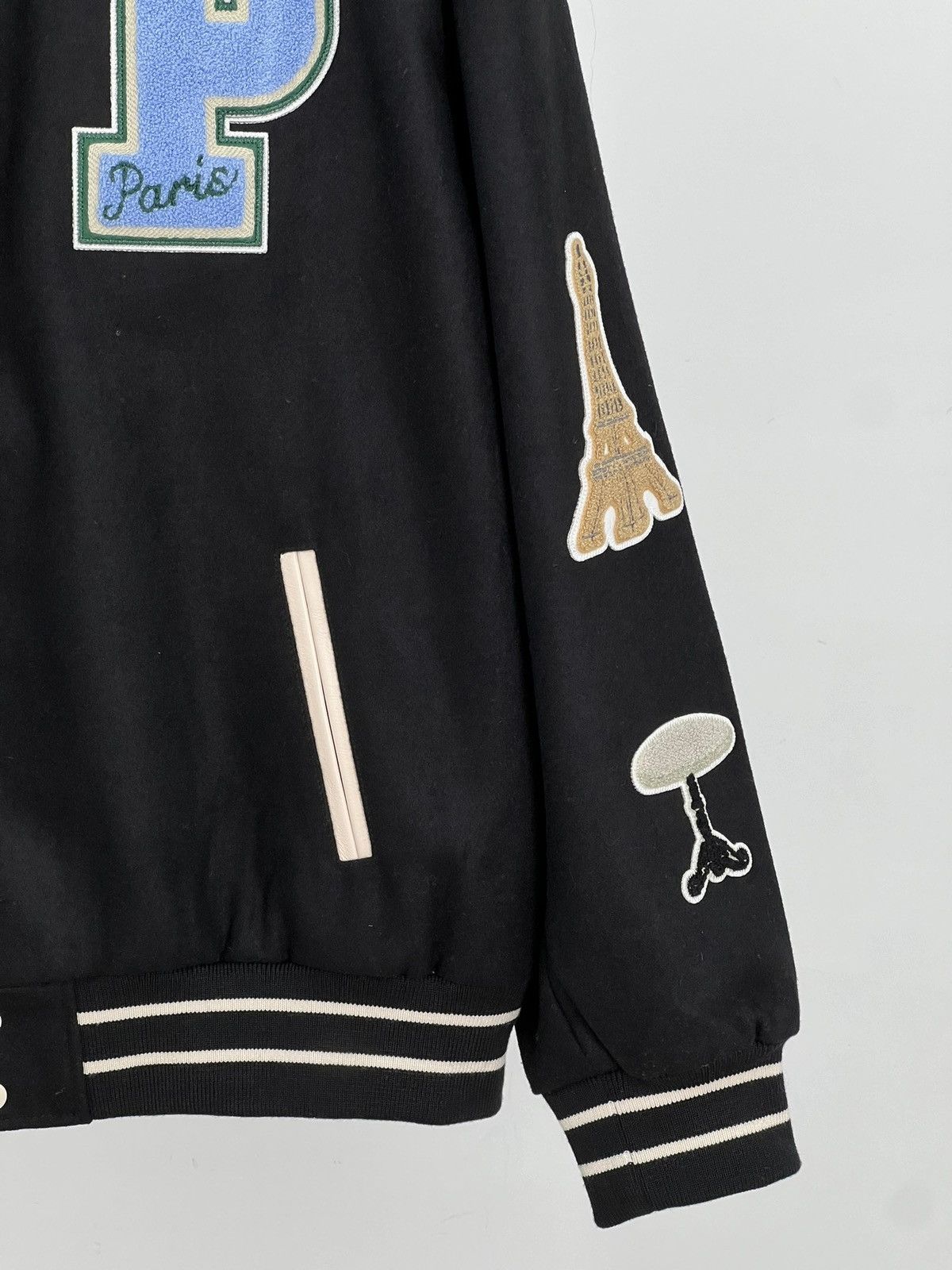 Highsnobiety Not in Paris 5 varsity jacket Size US XXL / EU 58 / 5 - 5 Thumbnail