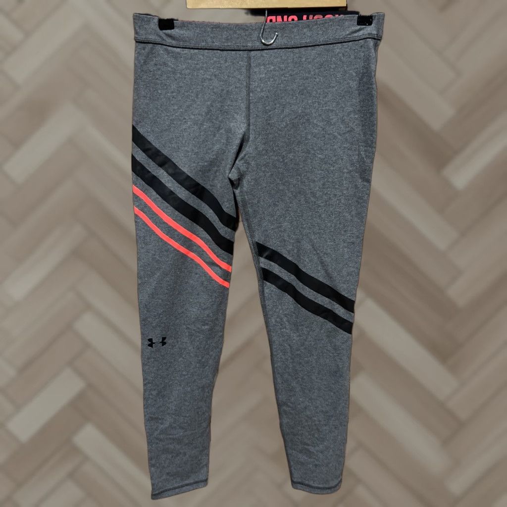 Under Armour Under Armour Pants Womens Medium Fitted Leggings Gray Size 32" / US 10 / IT 46 - 1 Thumbnail