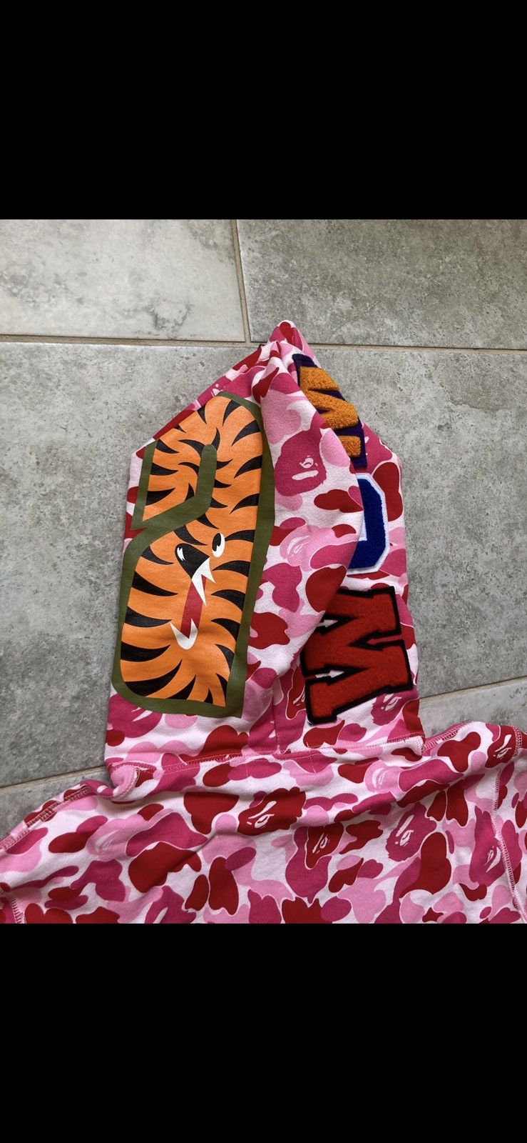 Bape Bape ABC camo shark full zip hoodie pink Size US M / EU 48-50 / 2 - 5 Thumbnail