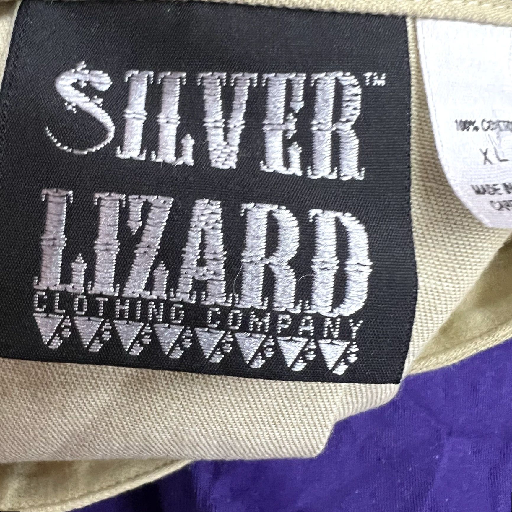 Vintage VINTAGE Silver Lizard Western Shirt Mens XL Cotton Long Sleeve Casual Ready-to-Wear US Made Size US XL / EU 56 / 4 - 6 Thumbnail