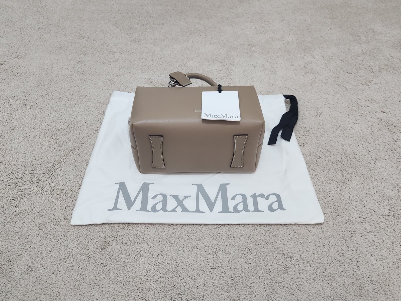 Max Mara Max Mara Medium natural leather bowler bag Size ONE SIZE - 4 Thumbnail